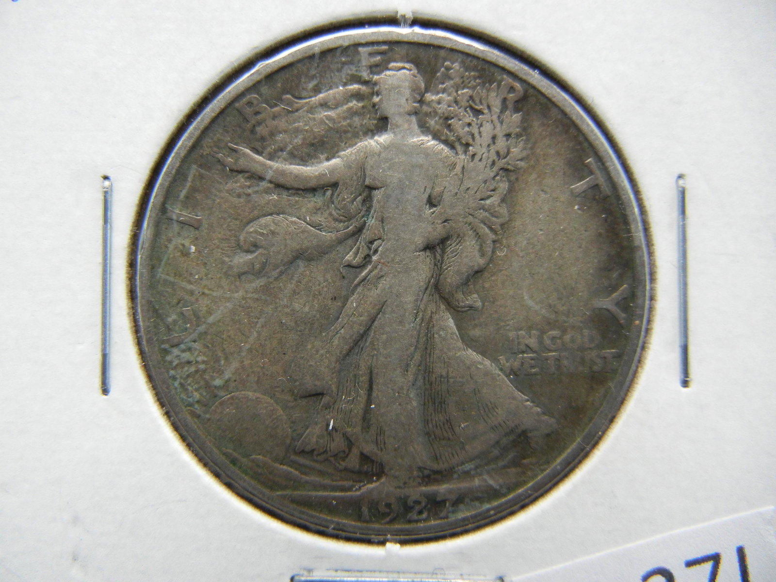 1927-S Walker Half Dollar . Fine: 1927-S Walker Half Dollar . Fine