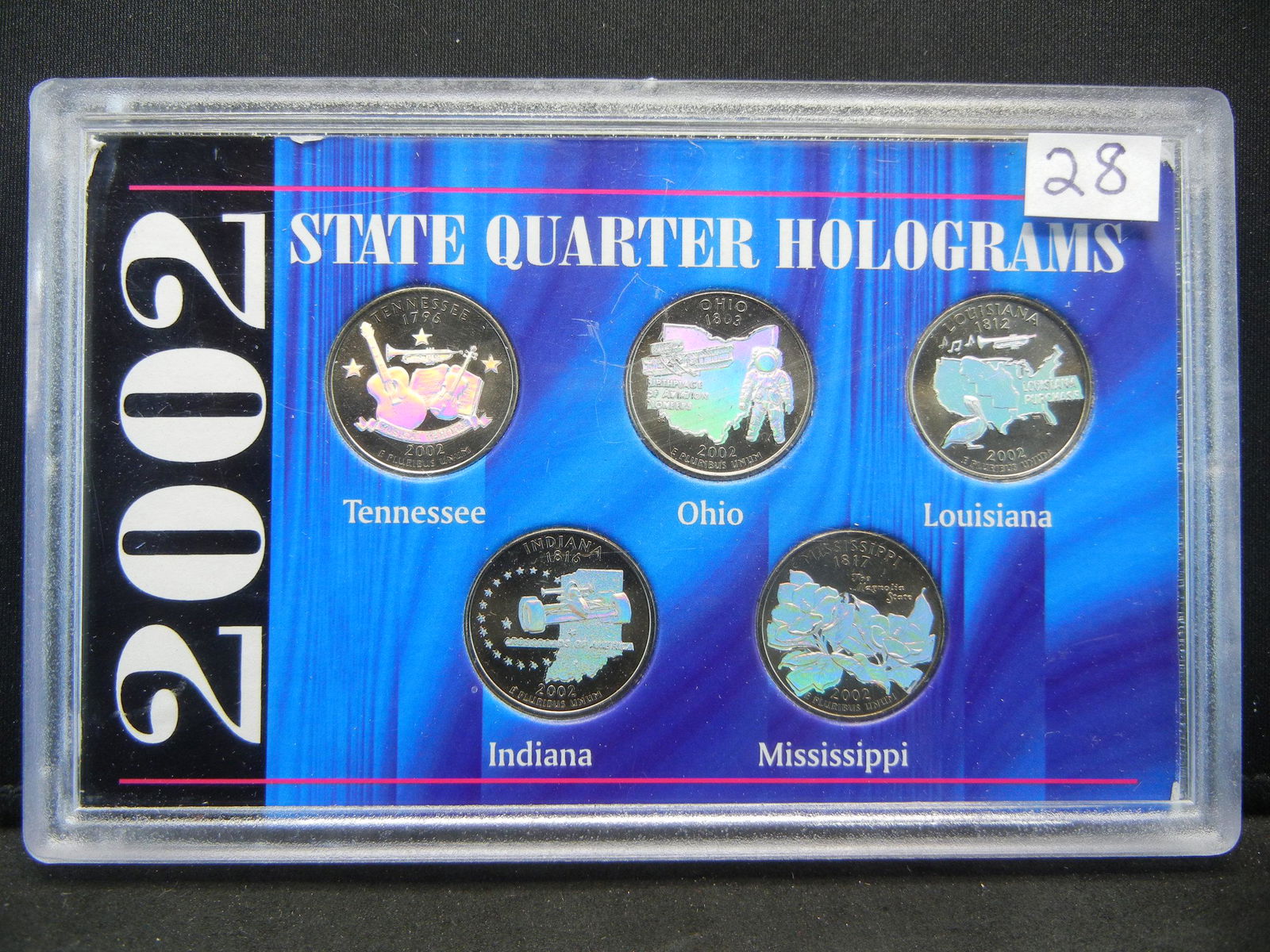 HOLOGRAM 2002 Quarter set. WOW! (1 of 2)