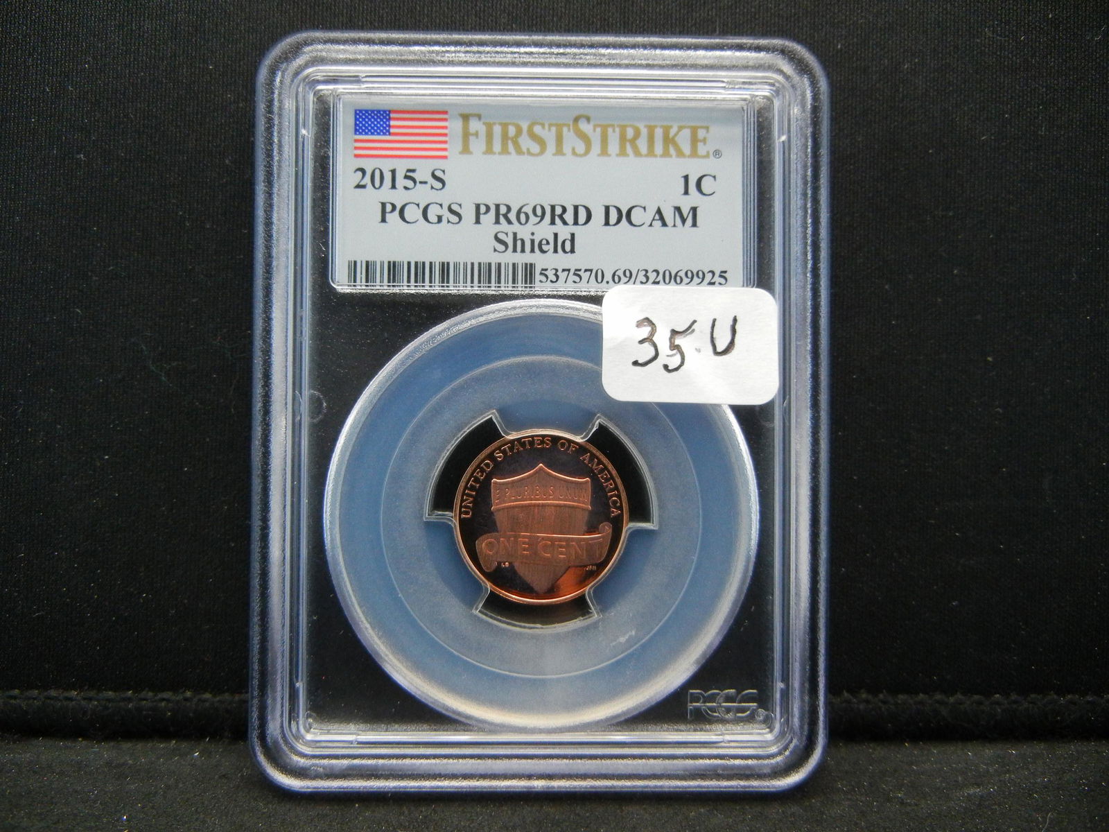 2015-S PCGS PR69 Deep Cameo Lincoln Cent Near Perfect (1 of 4)