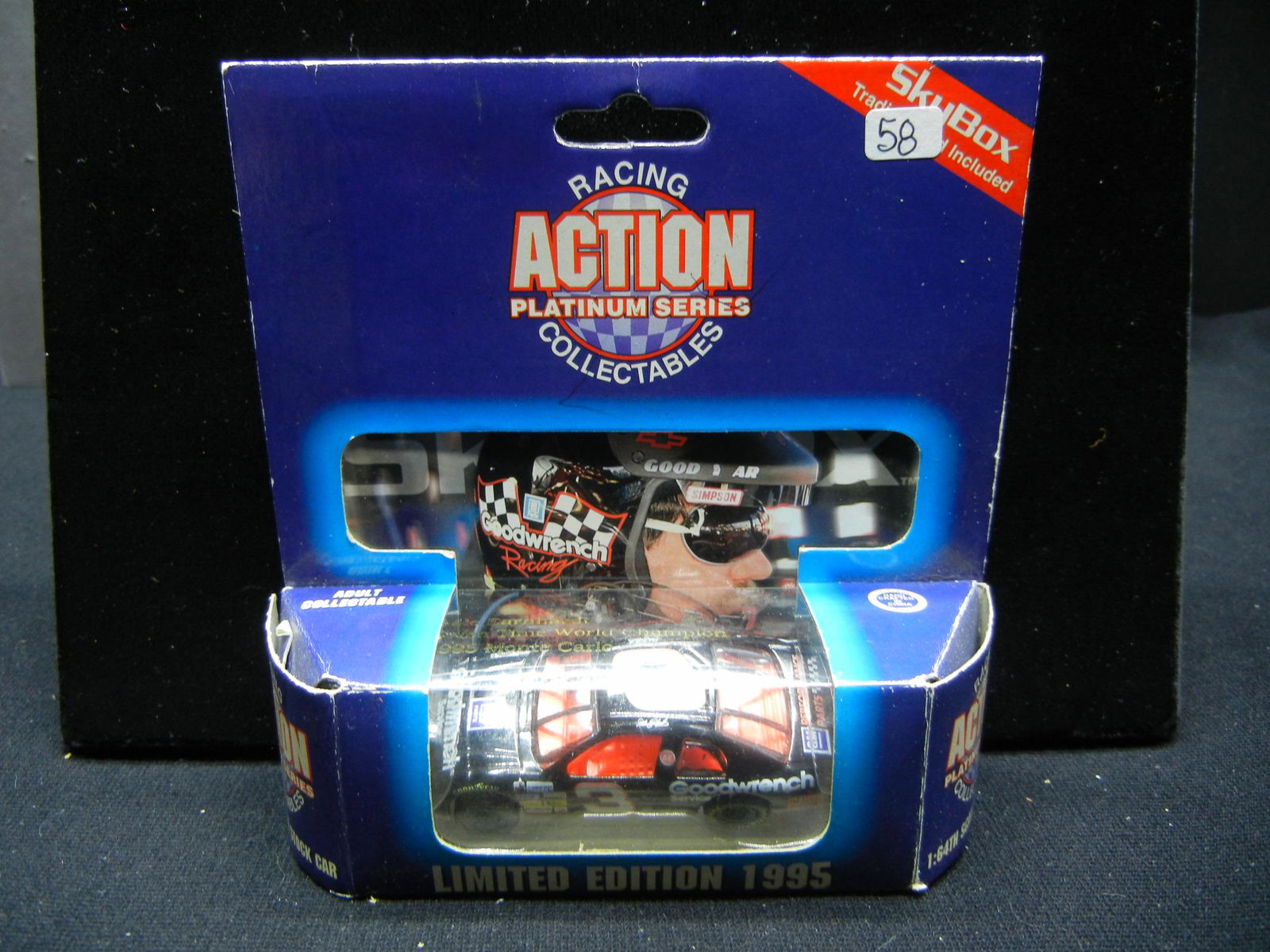 1995 Platinum action race car toy #3 Dale Earnhardt (1 of 3)