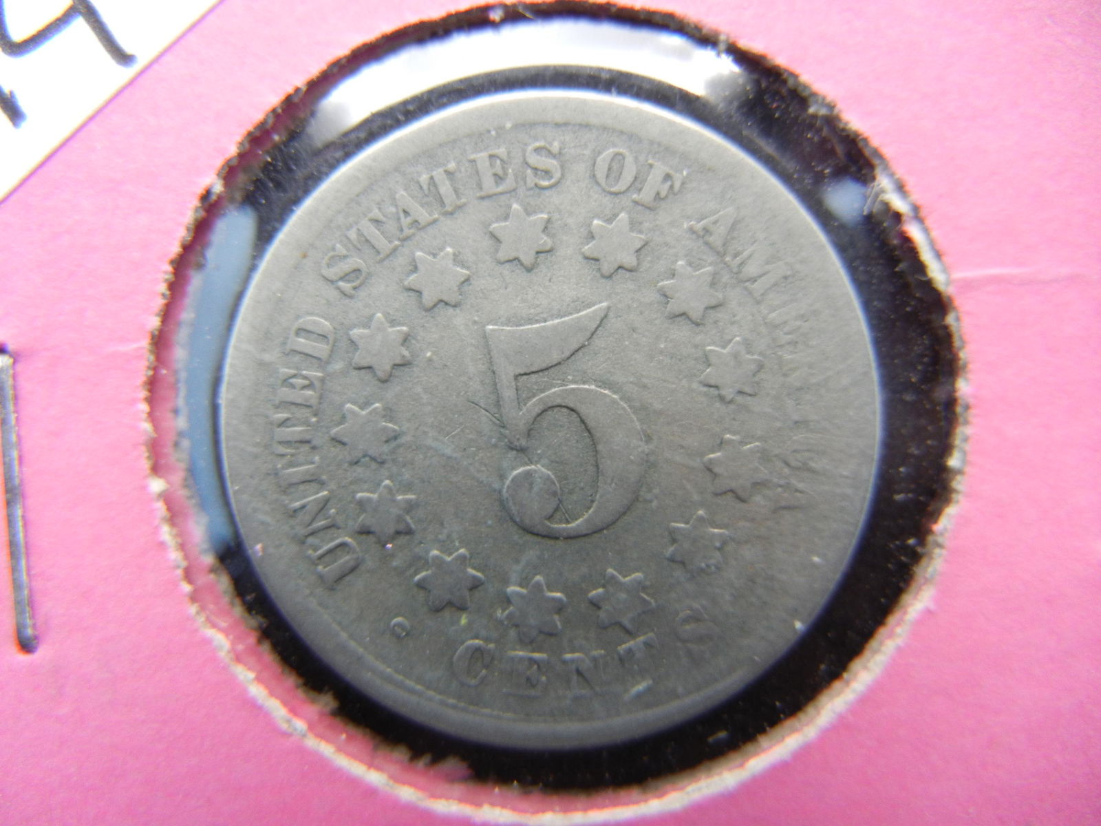 Old Shield Nickel. (1 of 3)