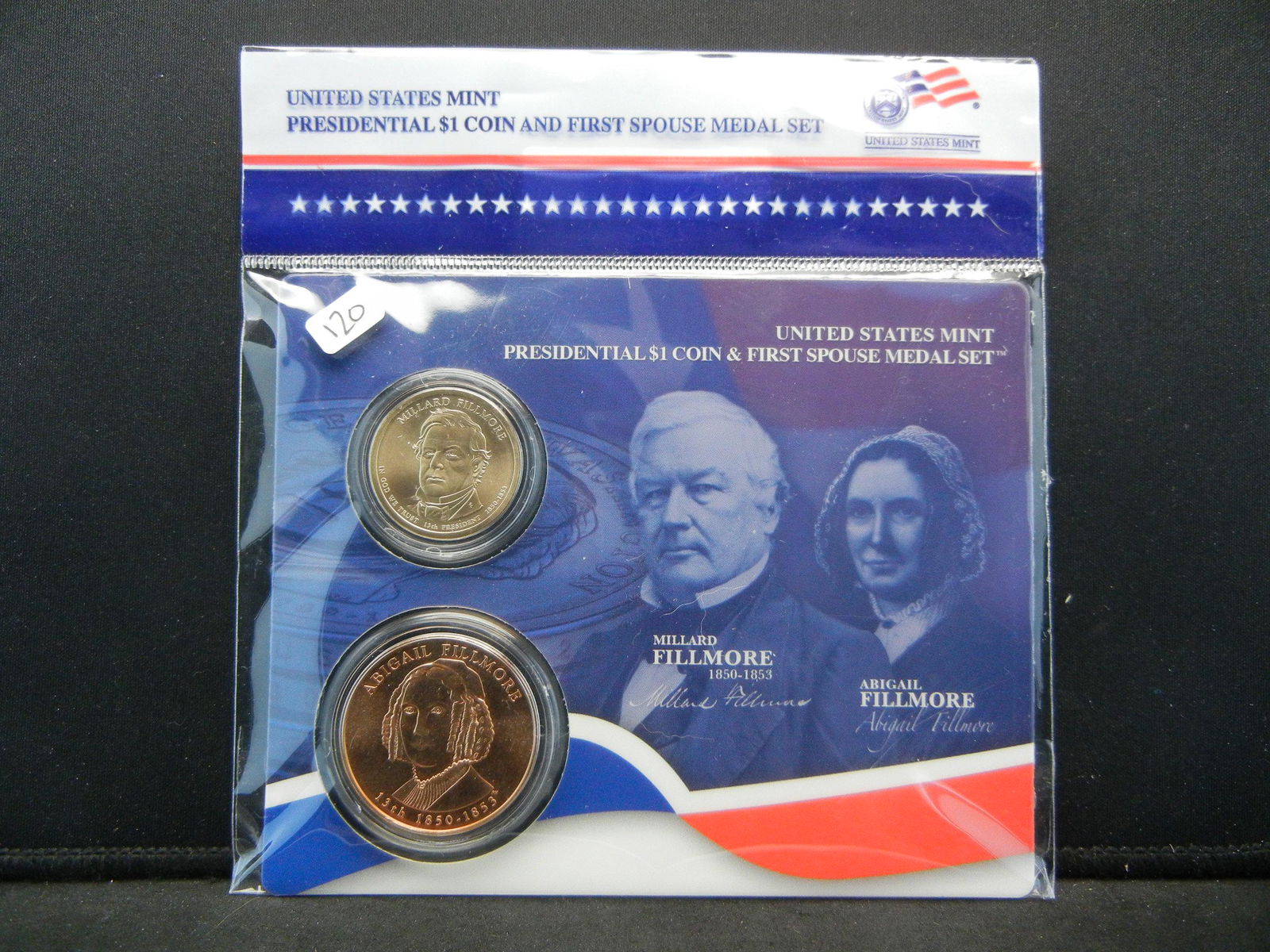 Old Fillmore Presidential Dollar and medal. US MINT (1 of 4)
