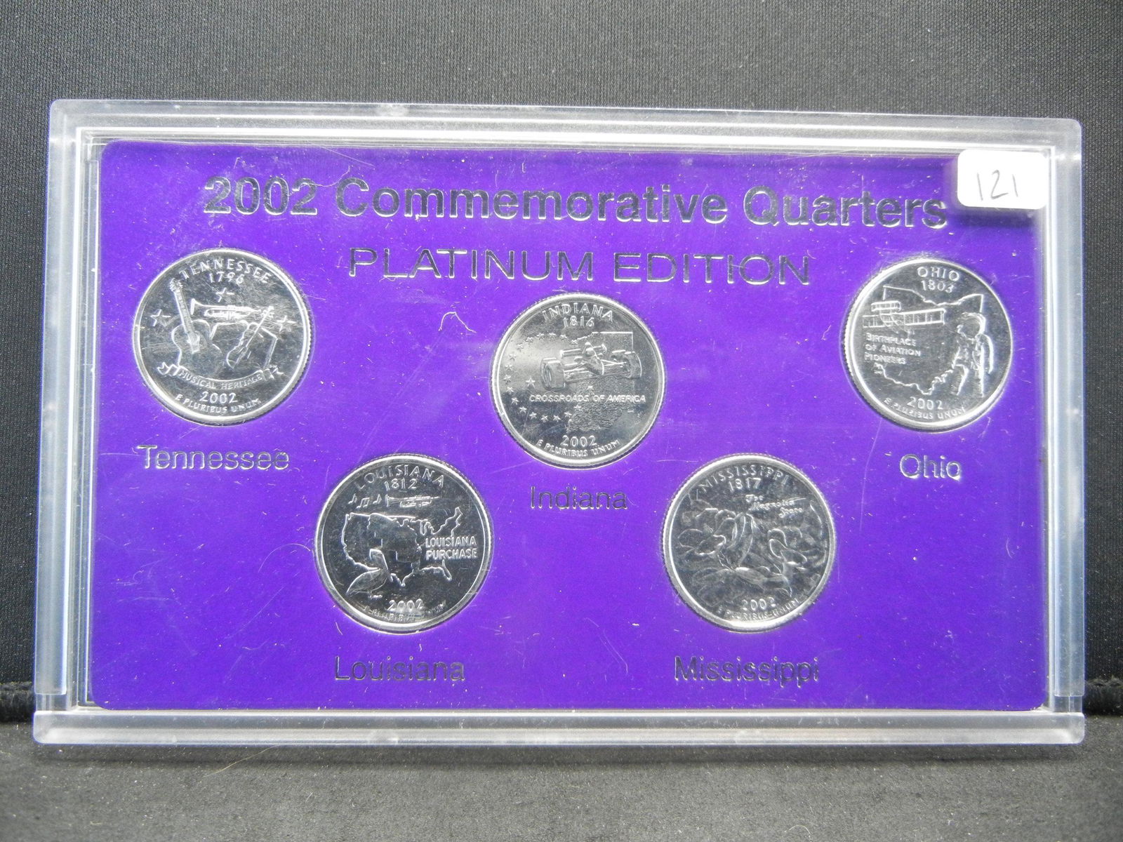 2002 PLATIUNUM Quarter set. (1 of 2)