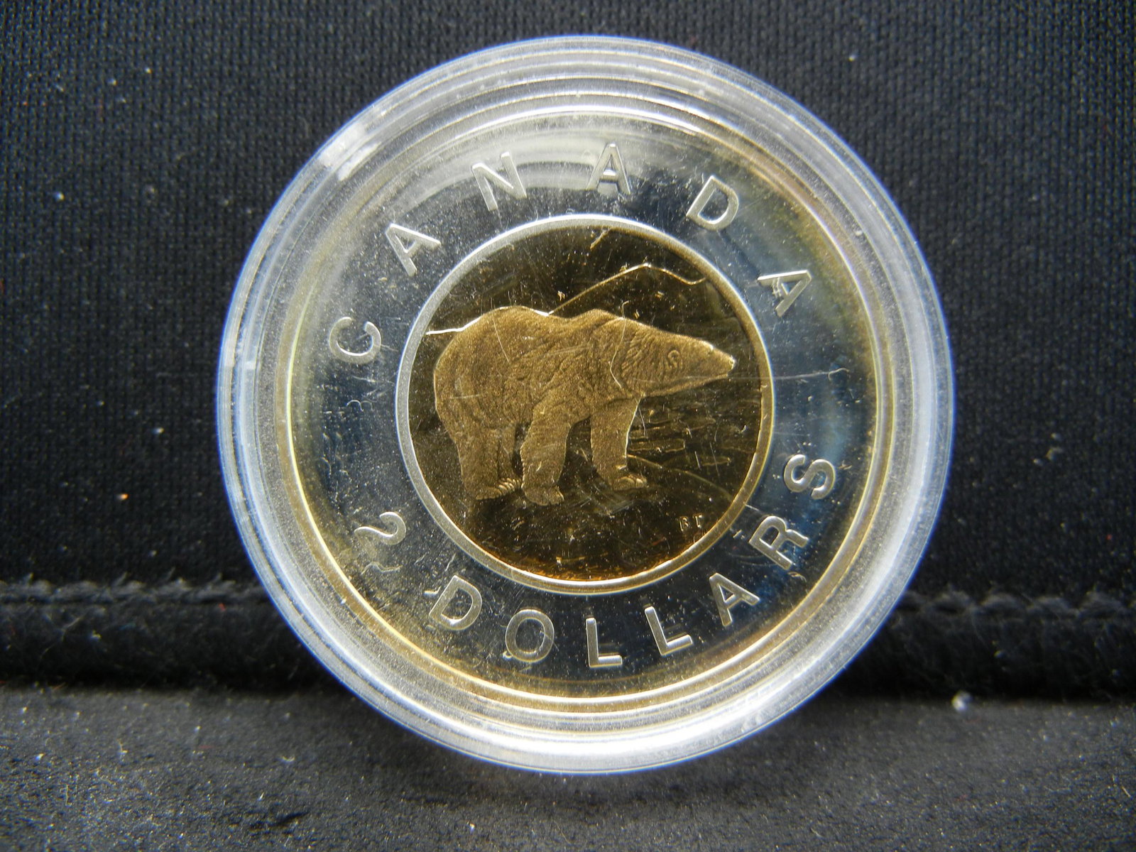 1997 Canada $2 Polar Bear. Gem Proof in capsule.: 1997 Canada $2 Polar Bear. Gem Proof in capsule.