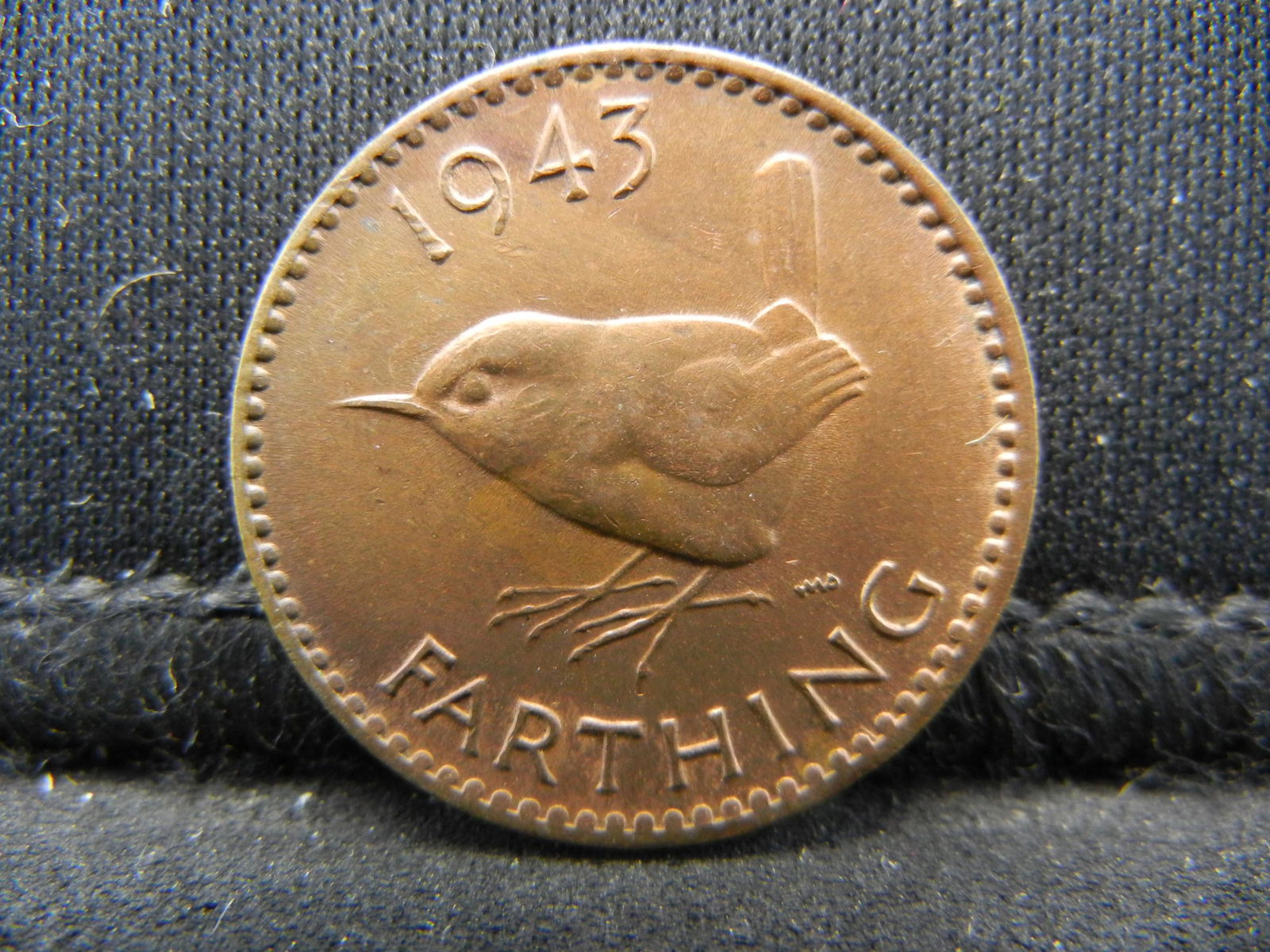 1943 Great Britain 1 Farthing. (1 of 2)