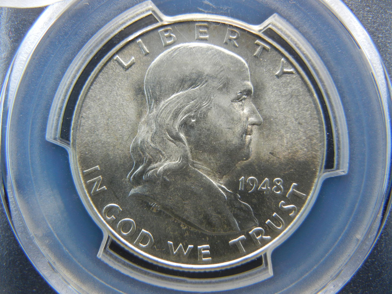 1948-D Franklin Half.  PCGS slabbed this as MS 63, Full (1 of 4)