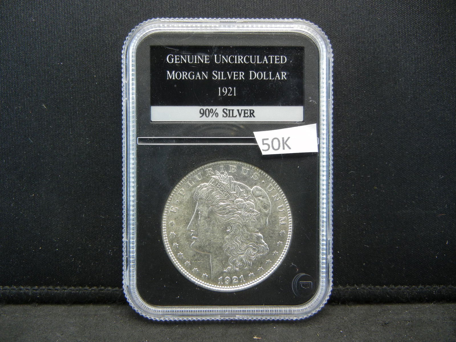 1921 Morgan Silver Dollar Graded Genuine Uncirculated (1 of 4)