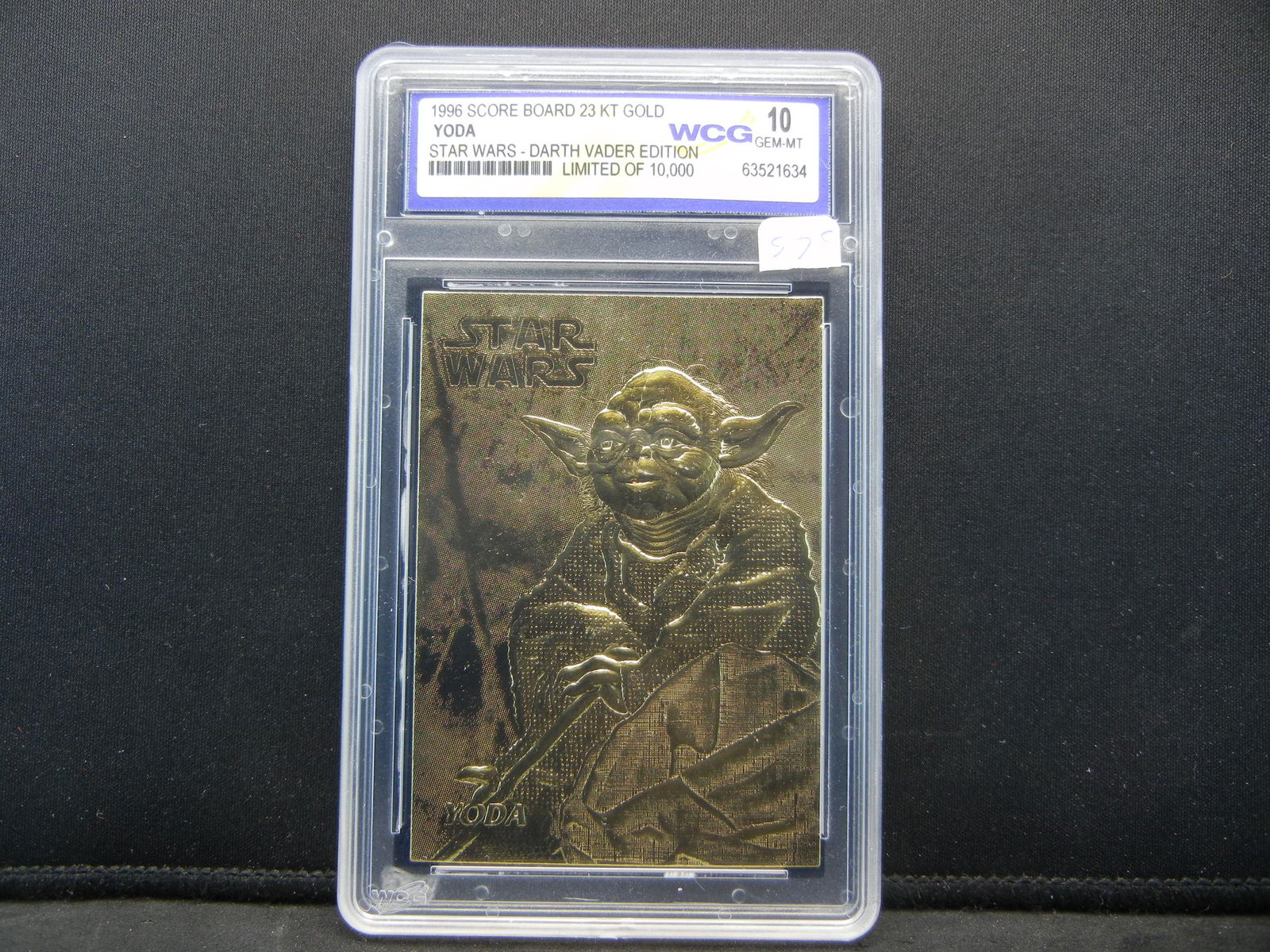 STAR WARS "YODA/DARTH VADER EDITION", 23K GOLD, GRADED (1 of 4)