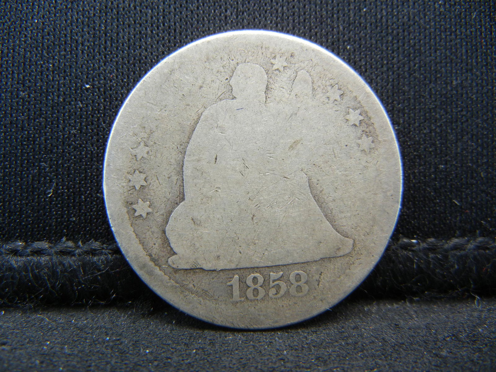 1858 Seated Quarter (1 of 2)