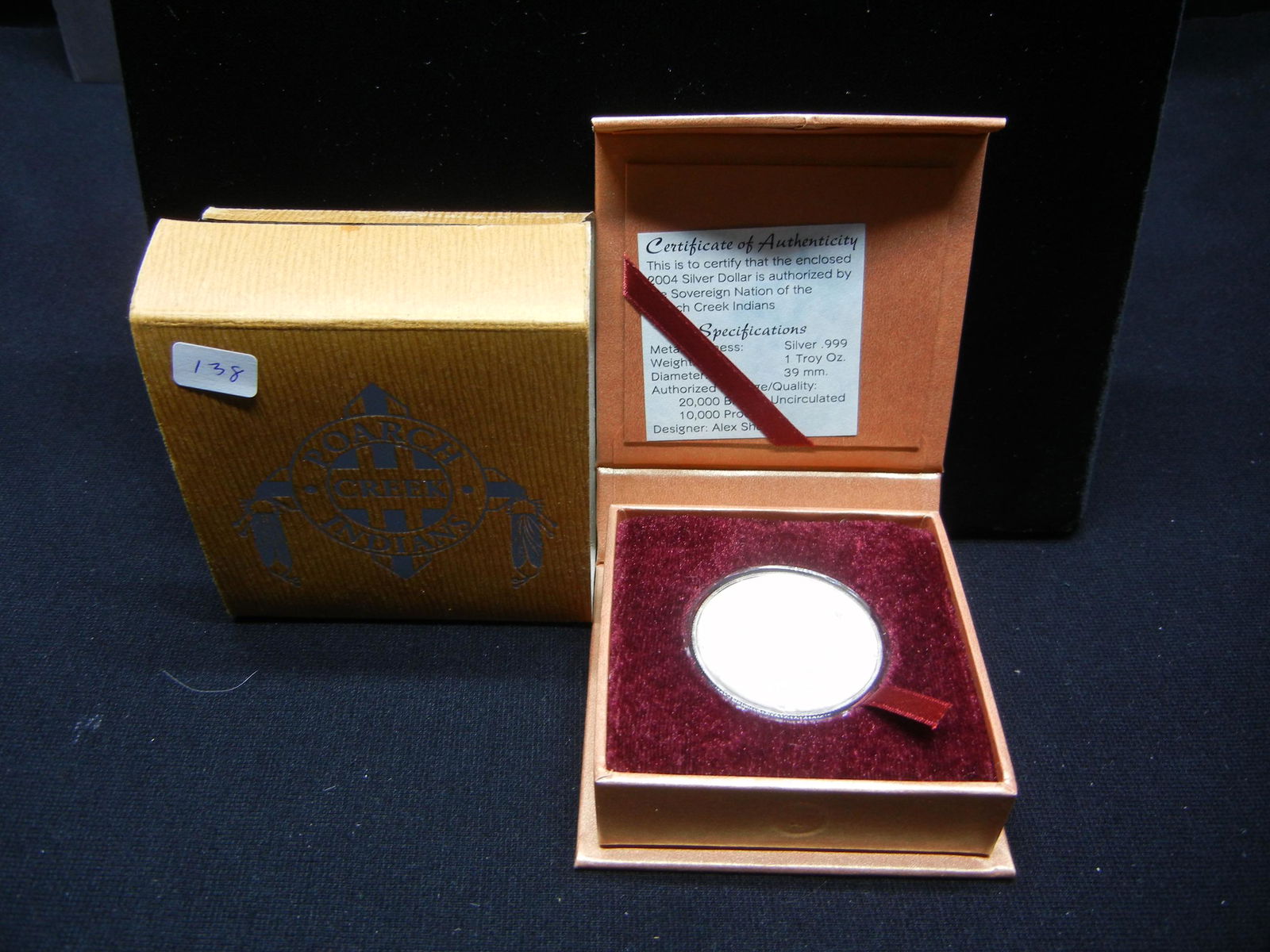 2006 One ounce Silver Round Poarch Creek Indians in (1 of 4)