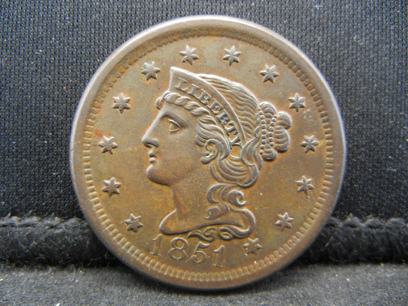 1851 Large Cent CH BU Nice (1 of 2)