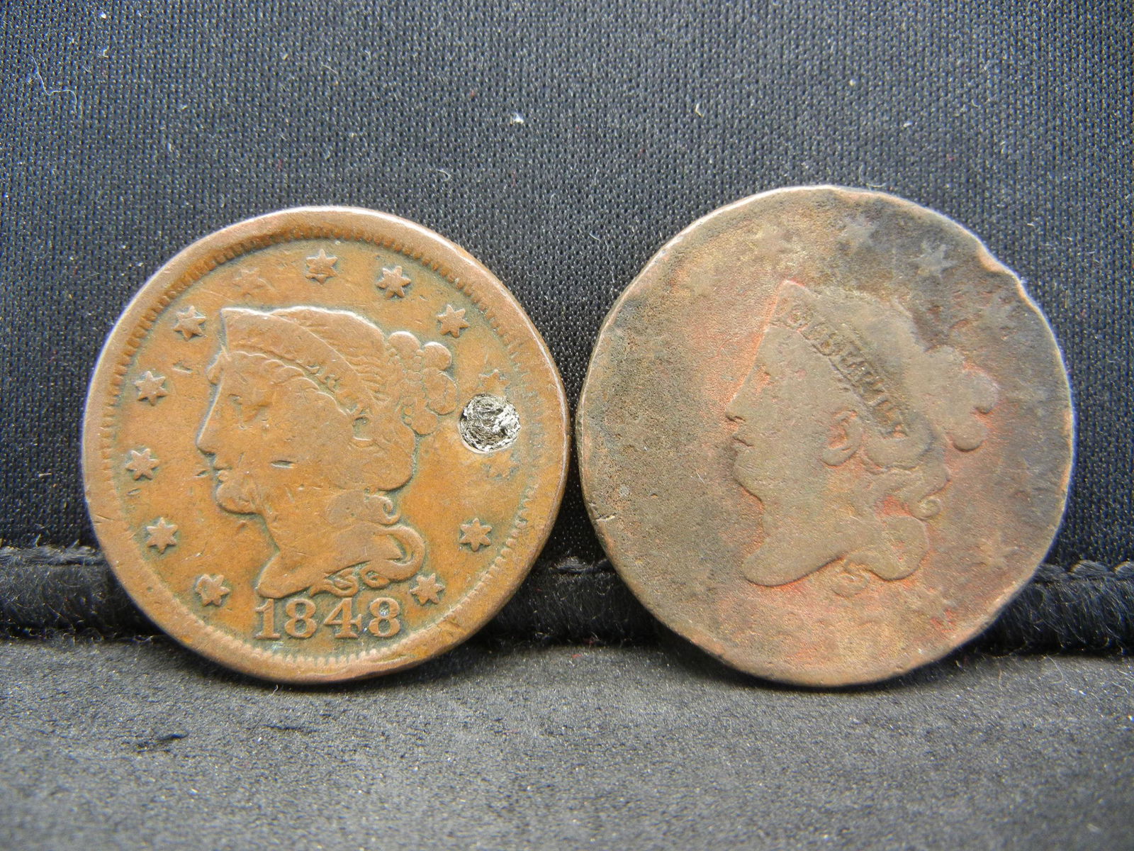 1817 and 1848 Large Cents (1 of 2)