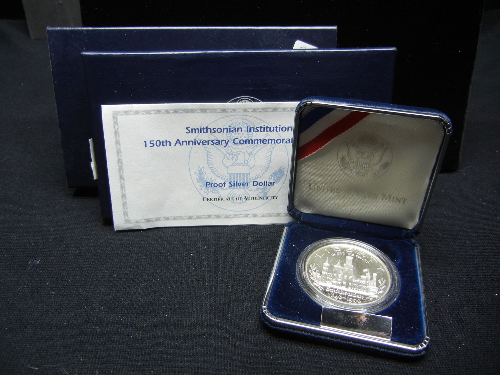 1996 Smithsonian Proof Silver Dollar OGP (1 of 4)