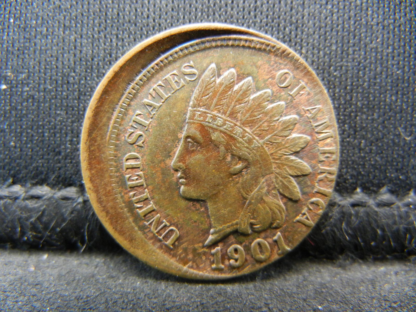 1901 Off Center Indian Cent CH BU Rare!!! Tough To (1 of 2)