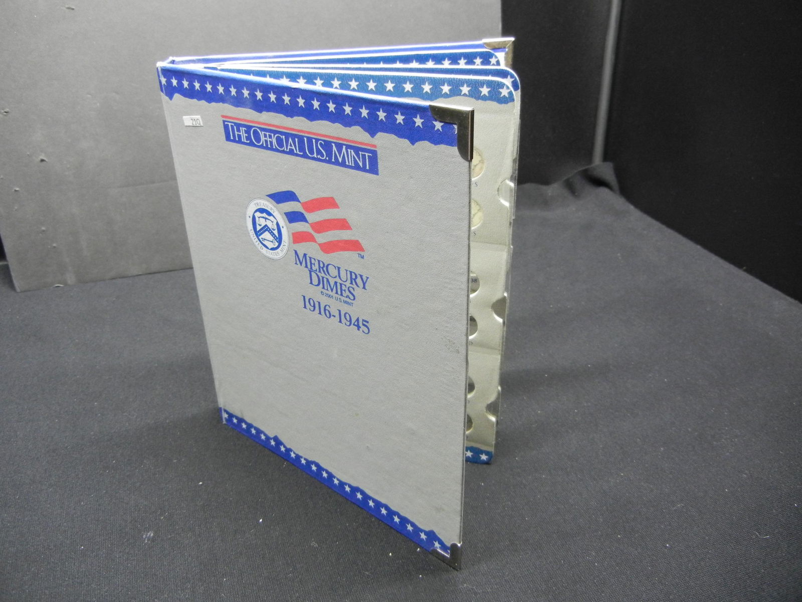 Mercury Dime Folder. 54 Dimes in total (1 of 12)