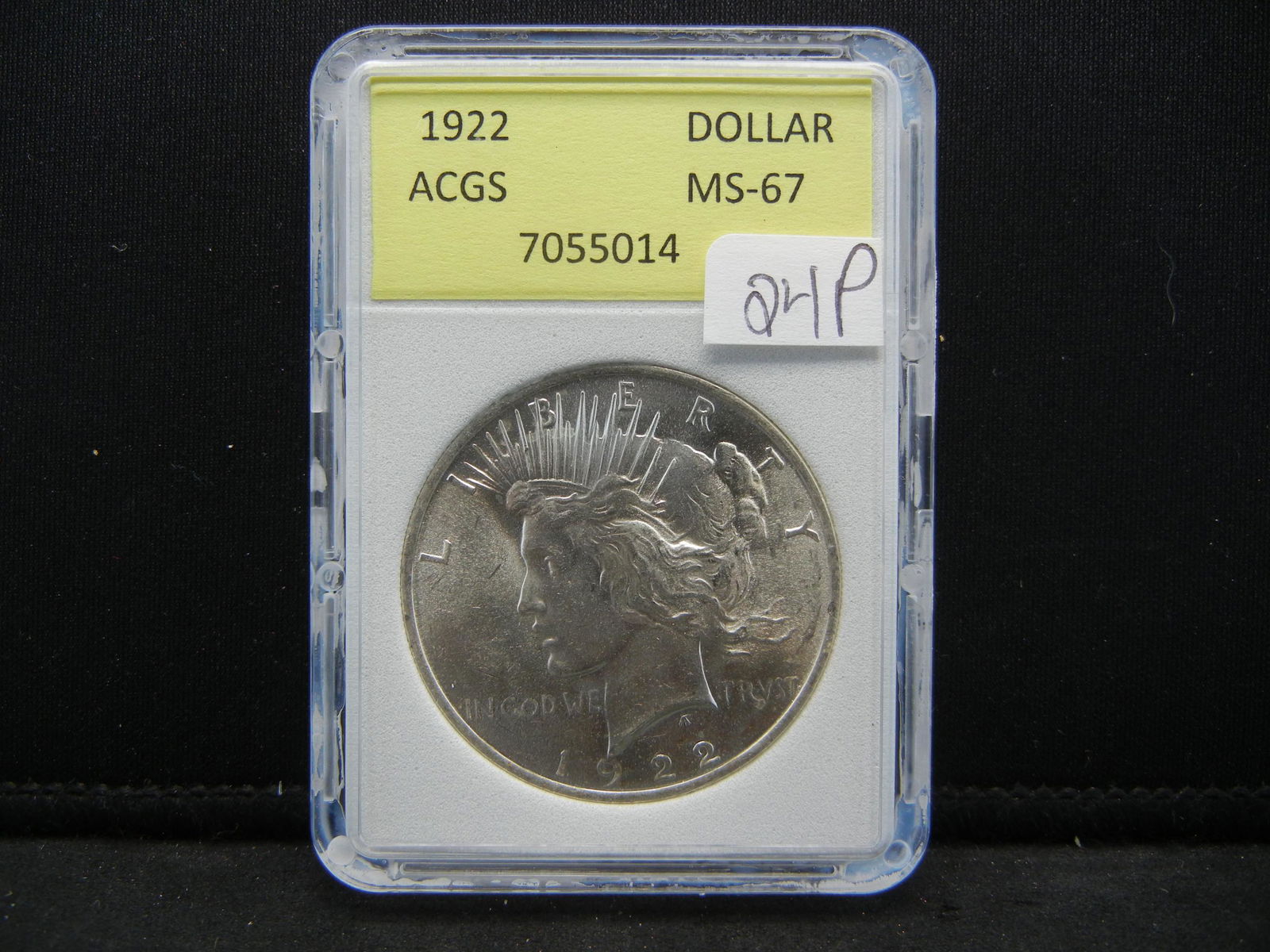1922 ACGS MS67 Peace Dollar (1 of 4)