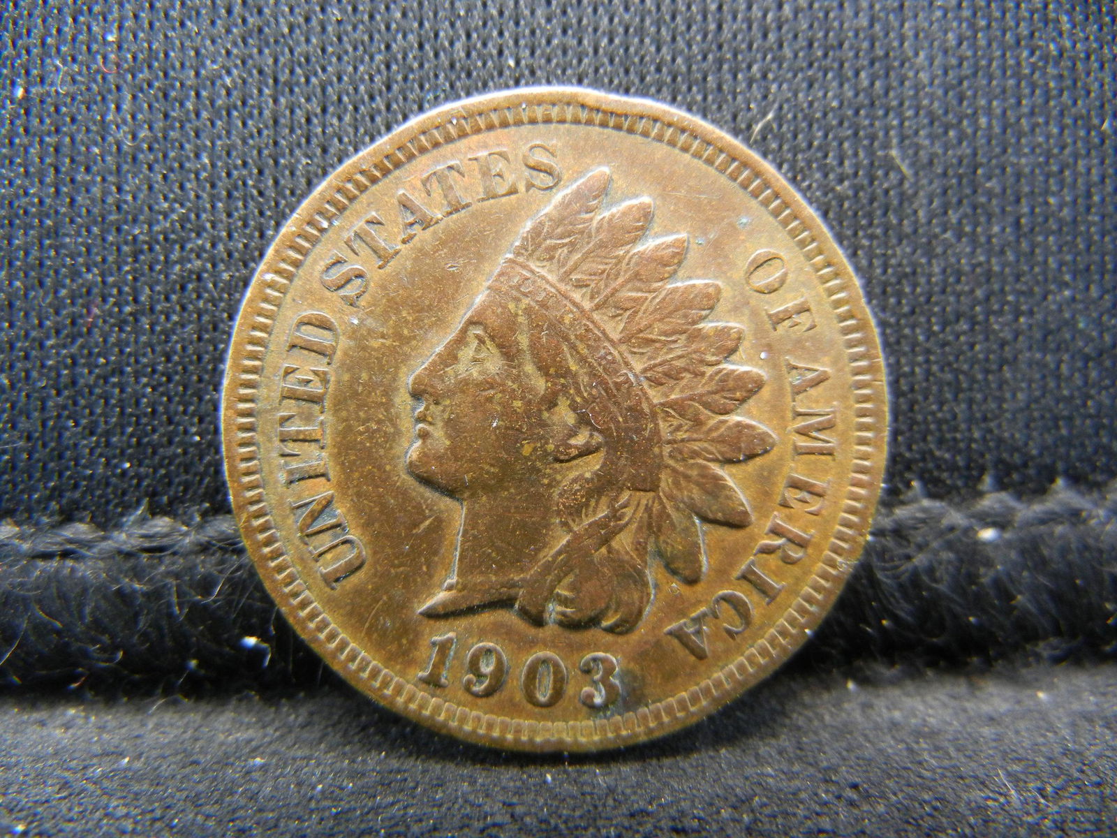 1903 Indian Head Cent 3 1/2 Diamonds (1 of 2)