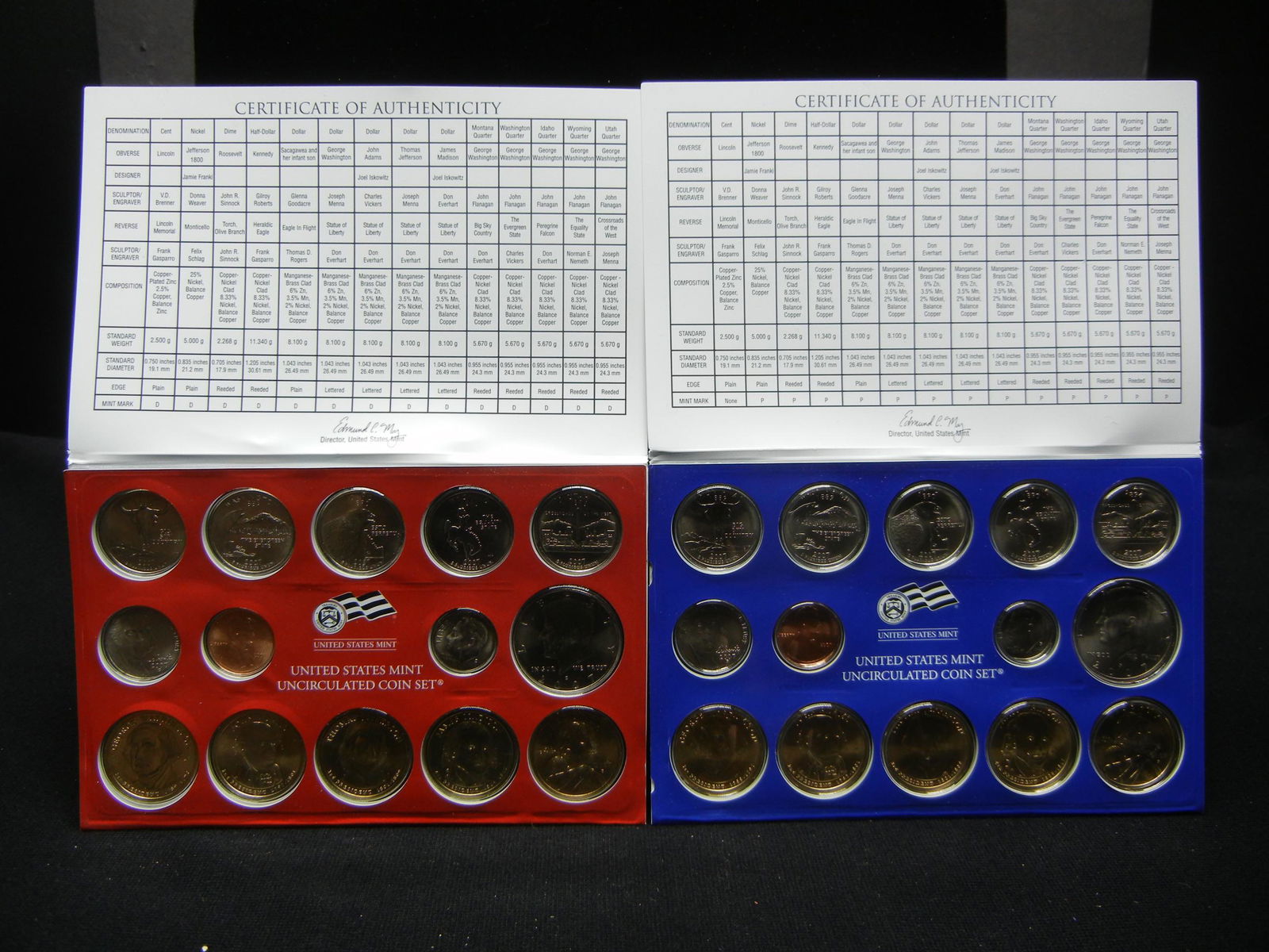 2007 P&D US UNCIRCULATED MINT SET (1 of 7)