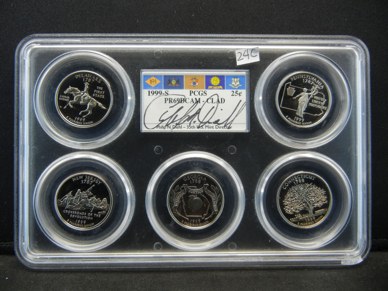 1999-S PCGS PR69DCAM-CLAD State Quarters Set (1 of 2)