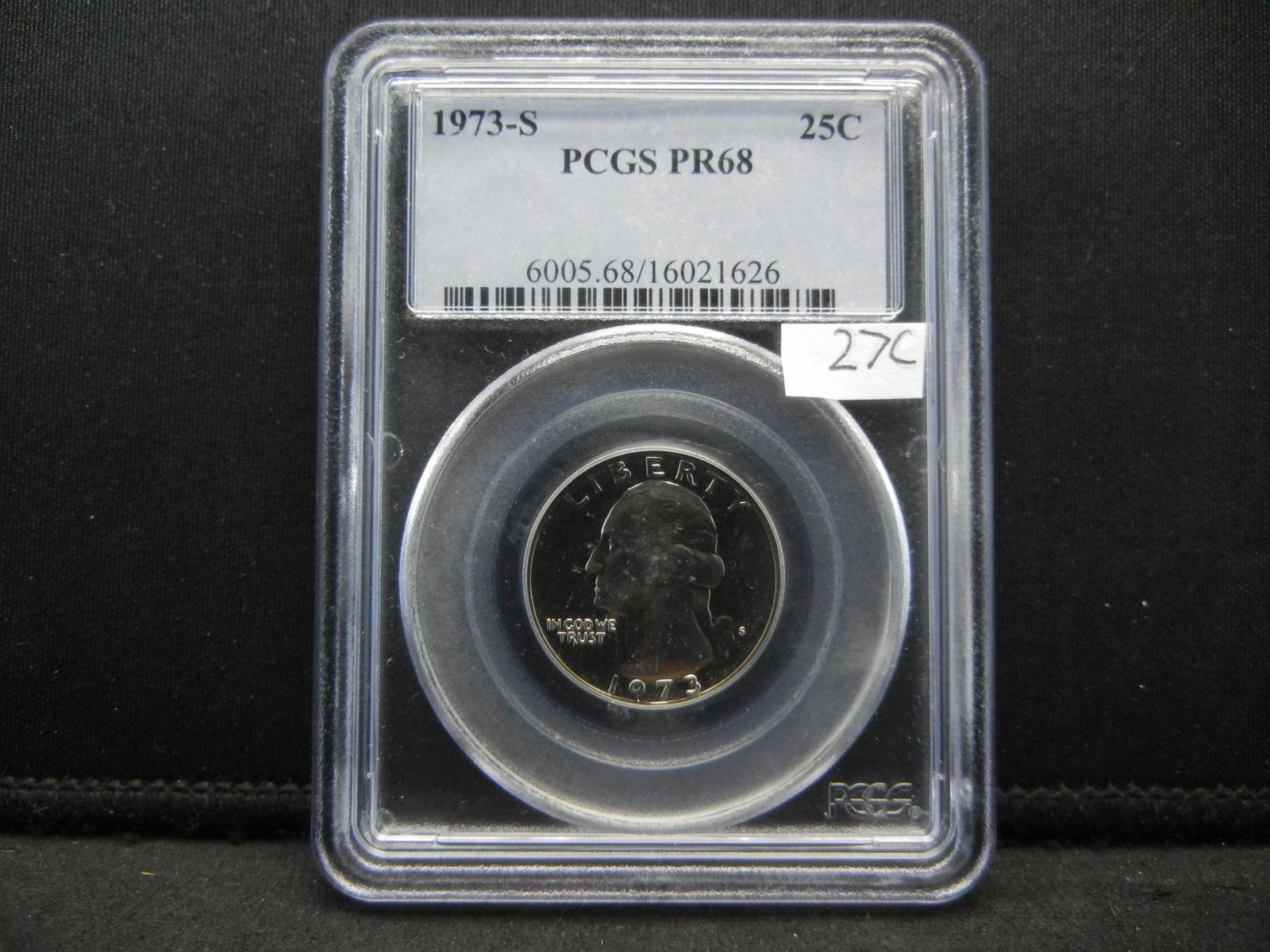1973-S PCGS PR68 Washington Quarter (1 of 4)