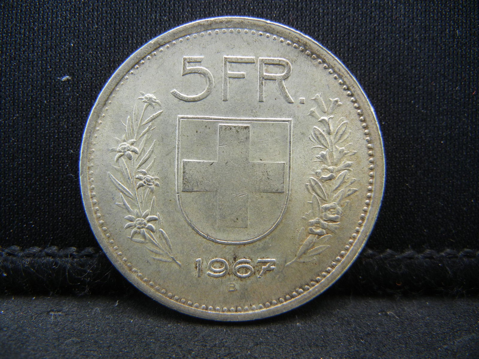 1967- 5 FRANC .835 SILVER COIN 15.0 GRAM (1 of 3)