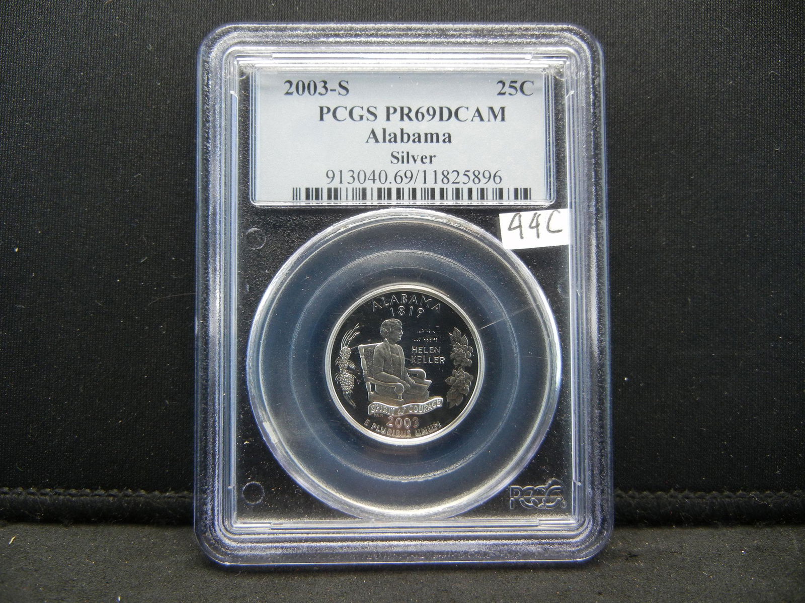 2003-S PCGS PR69DCAM Alabama Silver State Quarter (1 of 4)