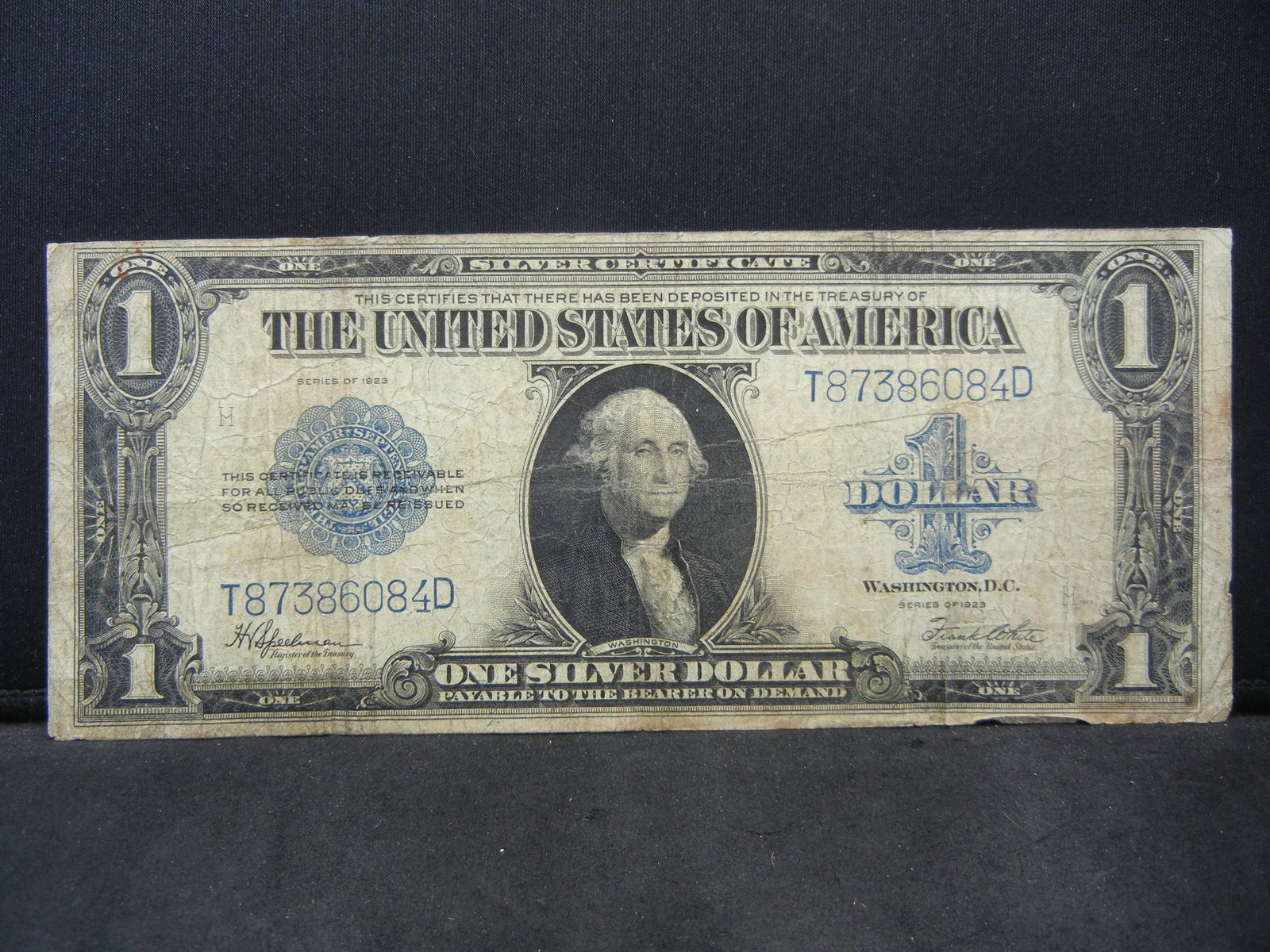1923 $1 US Silver Certificate, Horse Blanket (1 of 1)