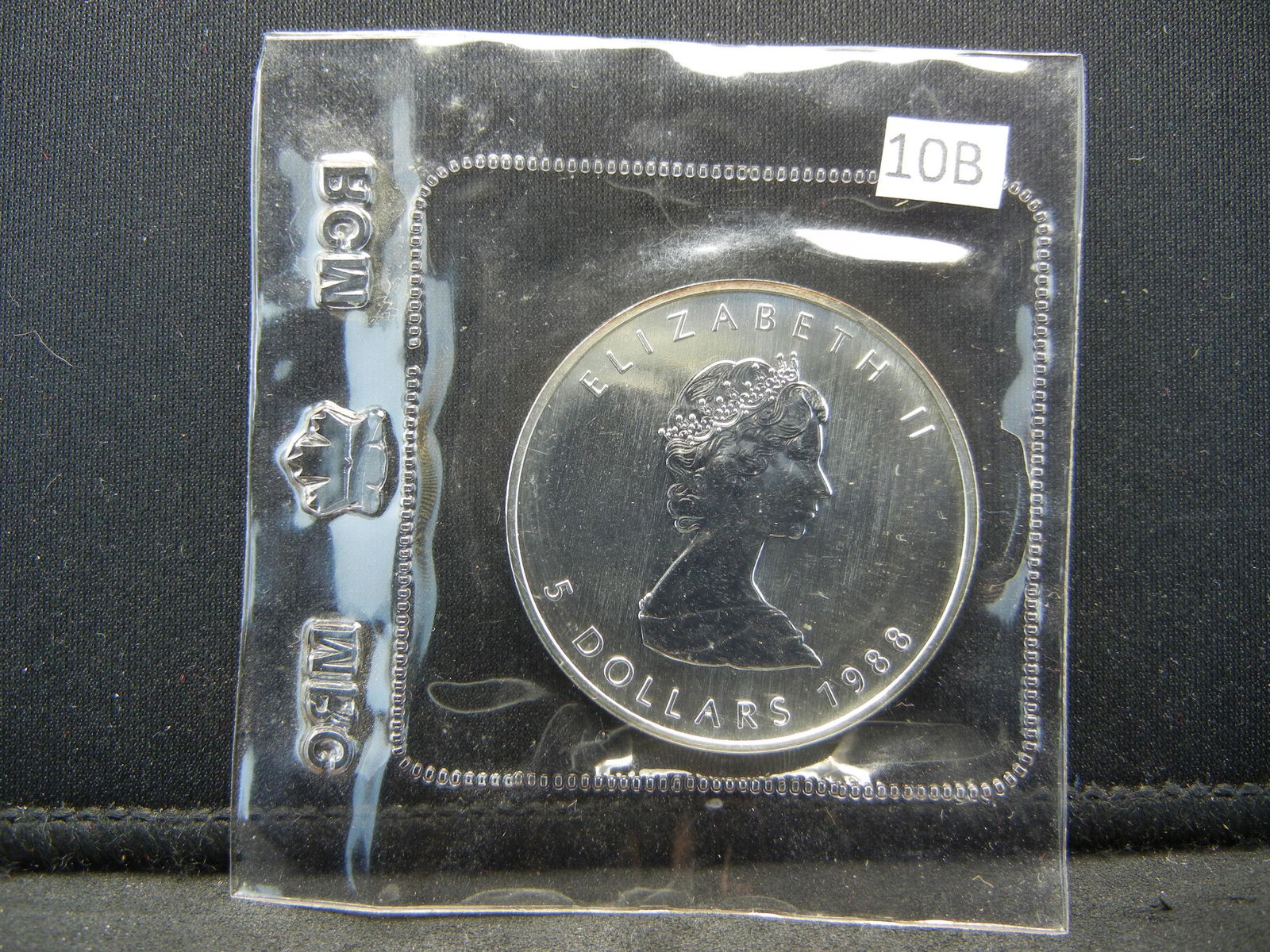 1988 Canada 1 Ounce Silver .9999 Fine Maple Leaf (1 of 3)