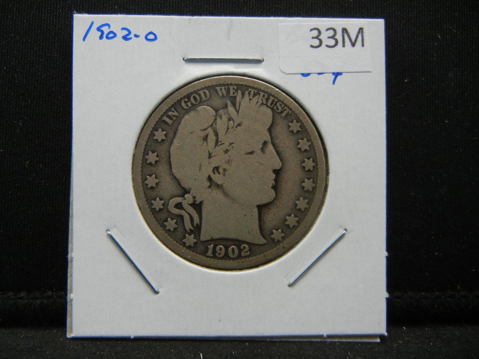 1902-O Barber Half Dollar (1 of 3)