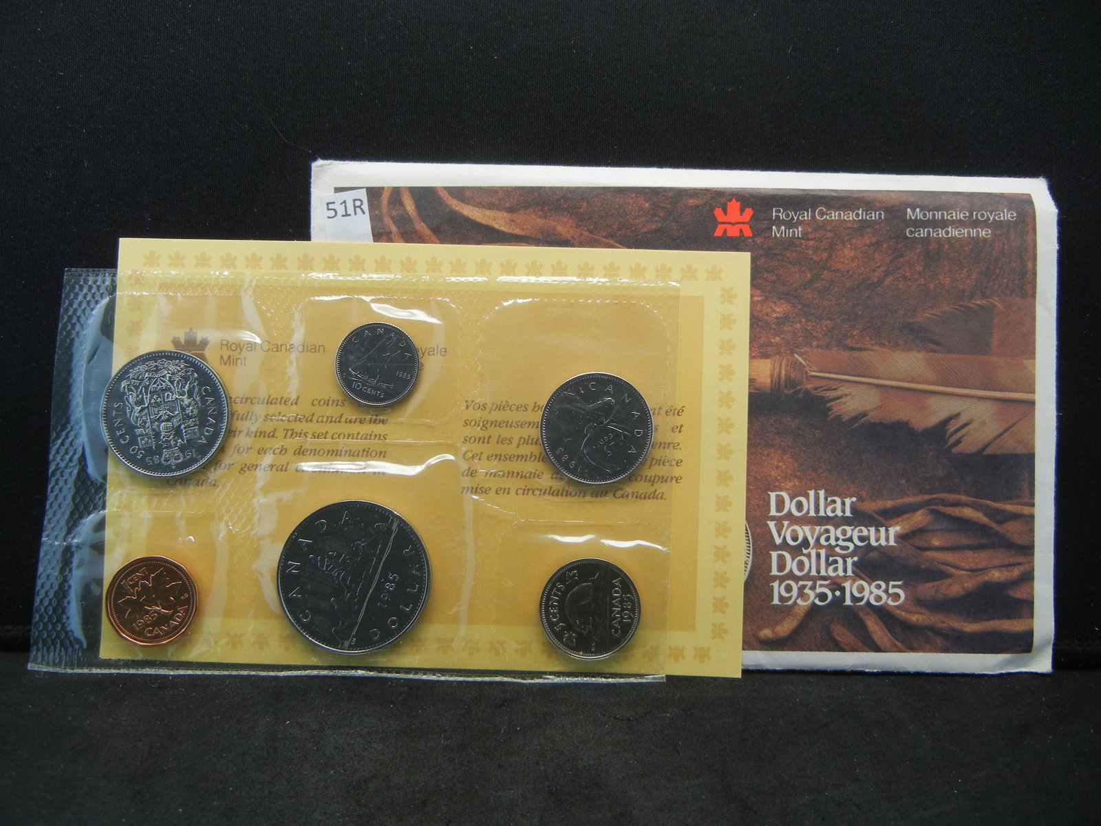 1985 Royal Canadian Mint Voyager Dollar: 1985 Royal Canadian Mint Voyager Dollar