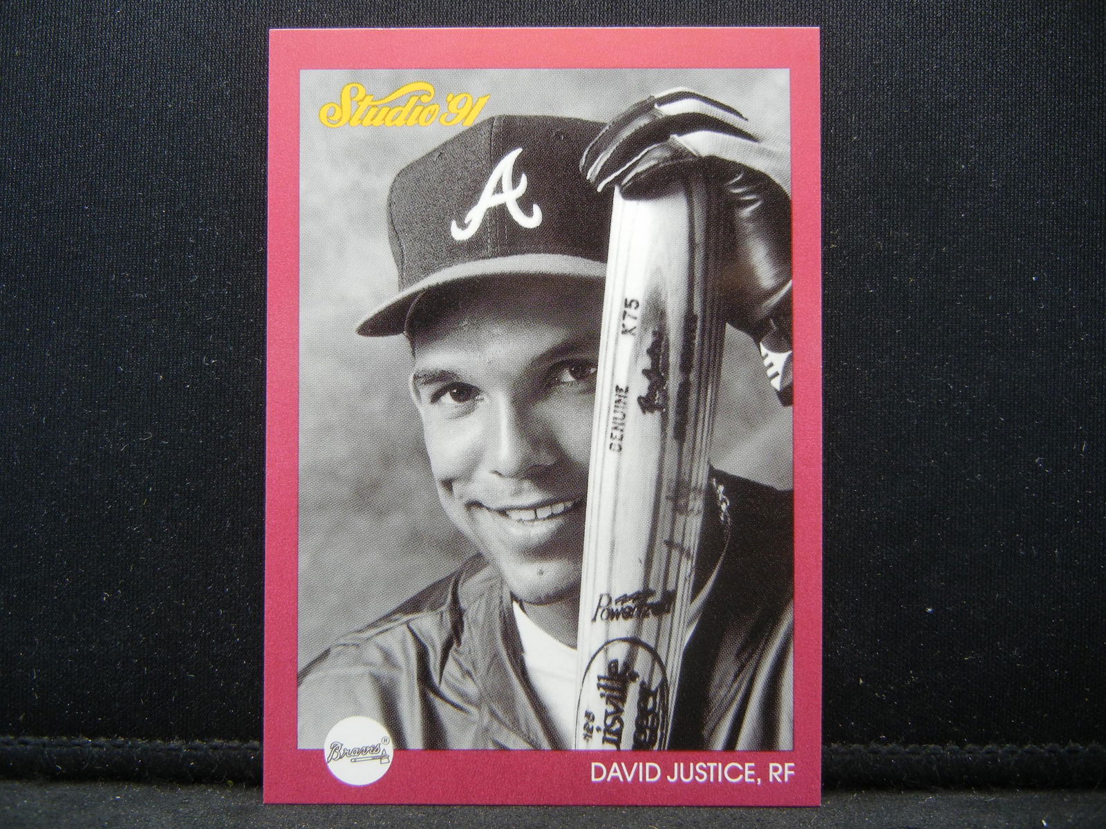 David Justice Baseball Card (1 of 2)