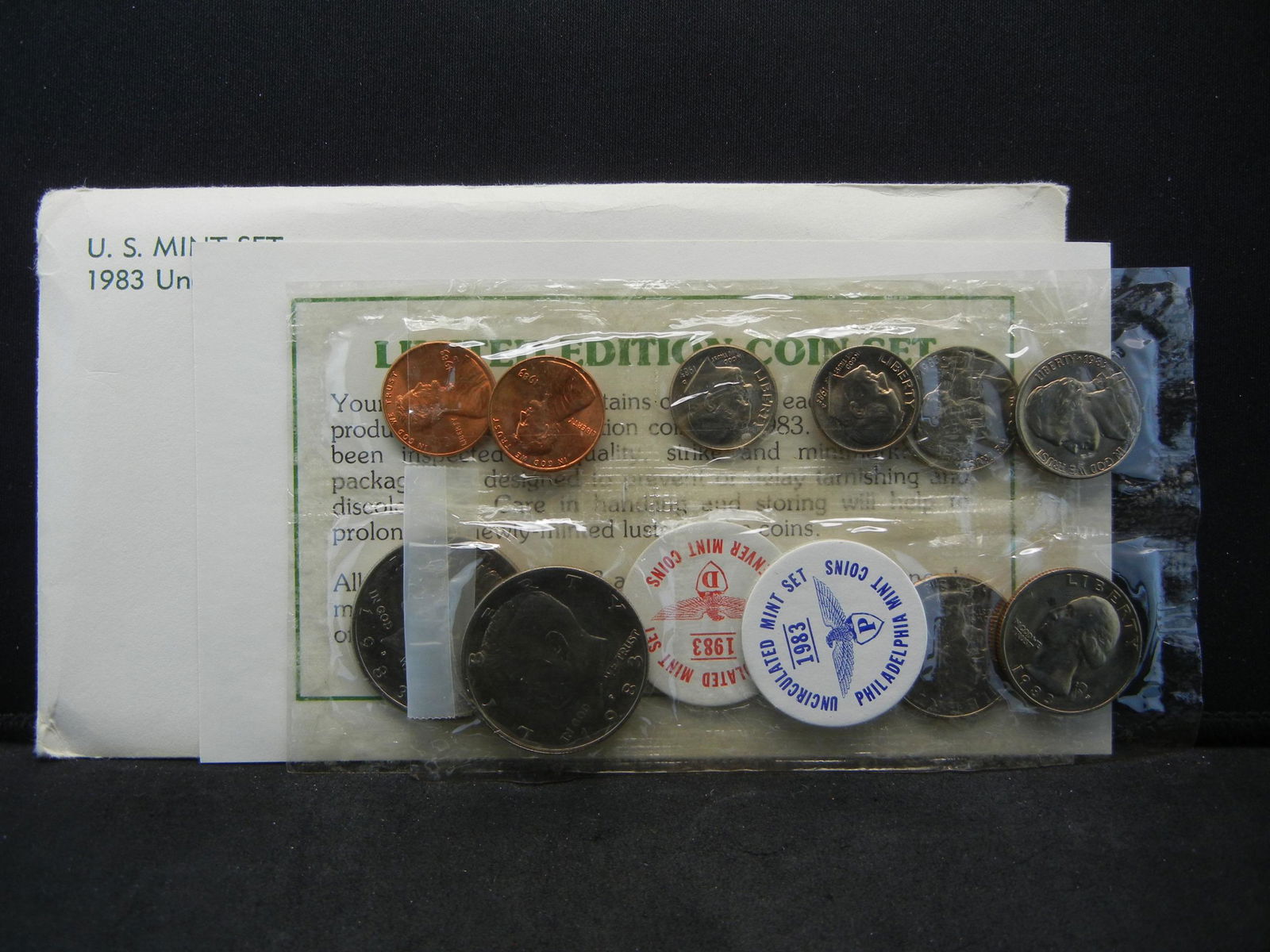 1983 Philadelphia + Denver Uncirculated Year Set No (1 of 6)