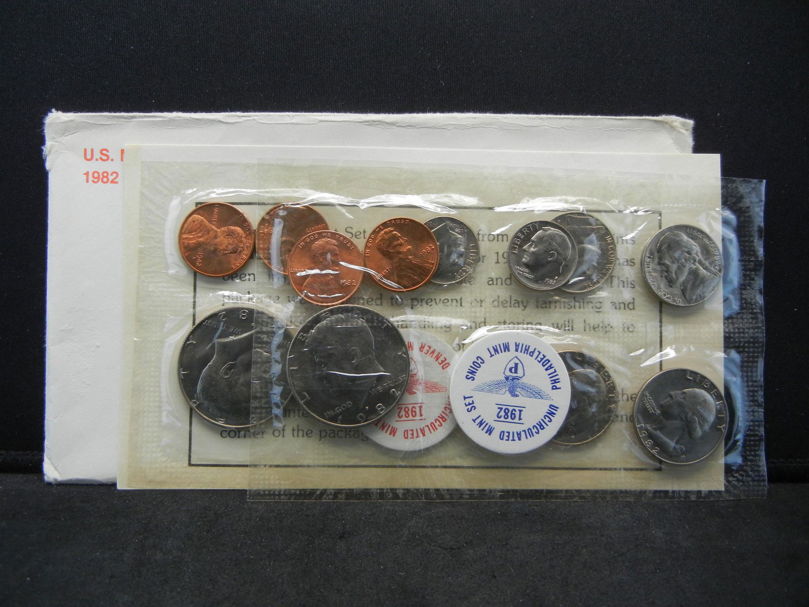 1982 Philadelphia + Denver Uncirculated Year Set NO (1 of 5)