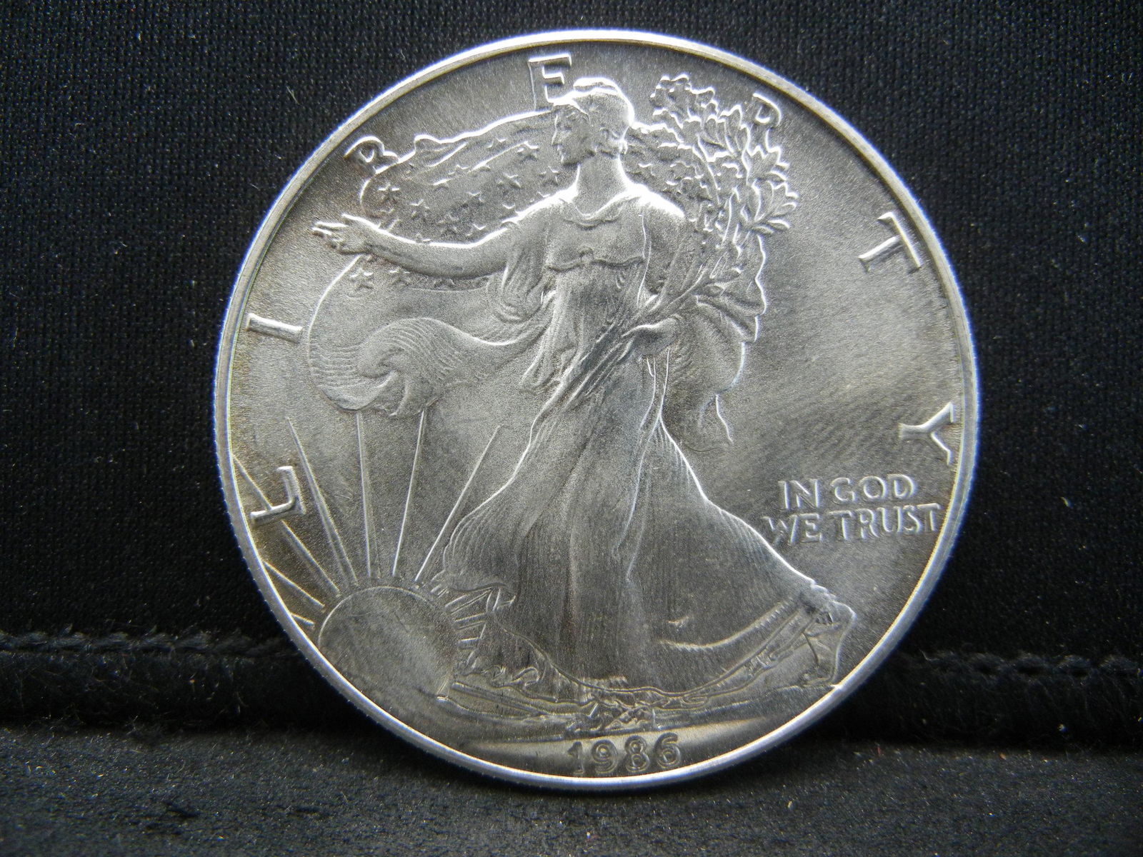 1986 American Silver Eagle Gem BU++ First Year (1 of 2)