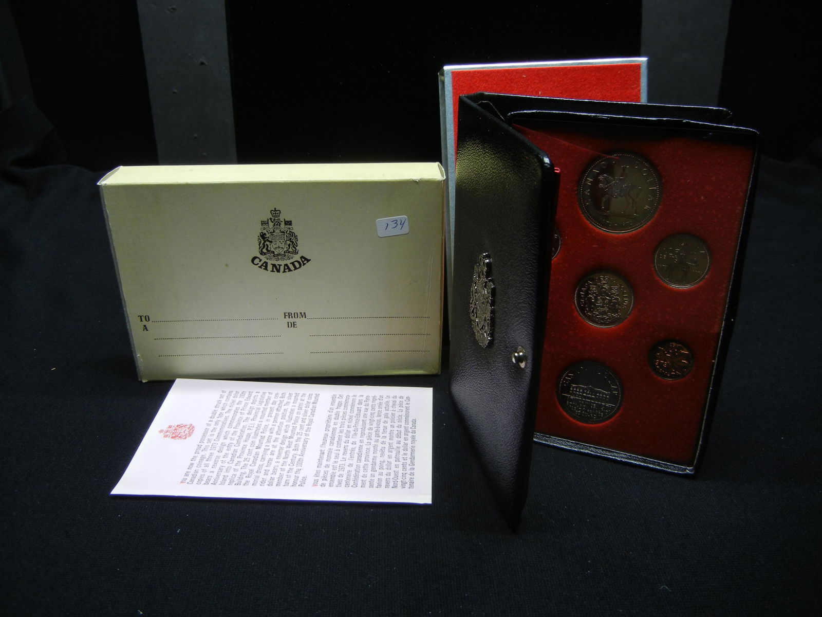 1973 Canada Proof Set Includes Silver Dollar (1 of 2)