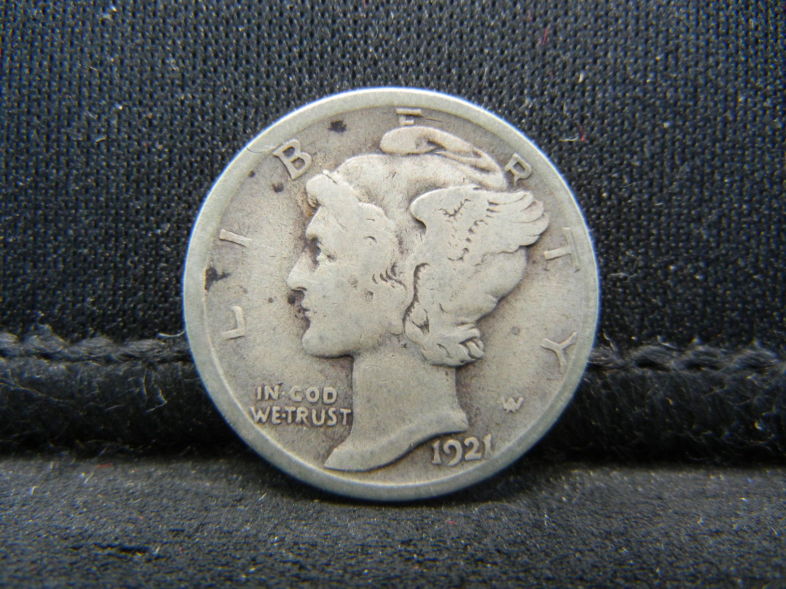 1921 D Mercury Dime VG Nice Details (1 of 2)