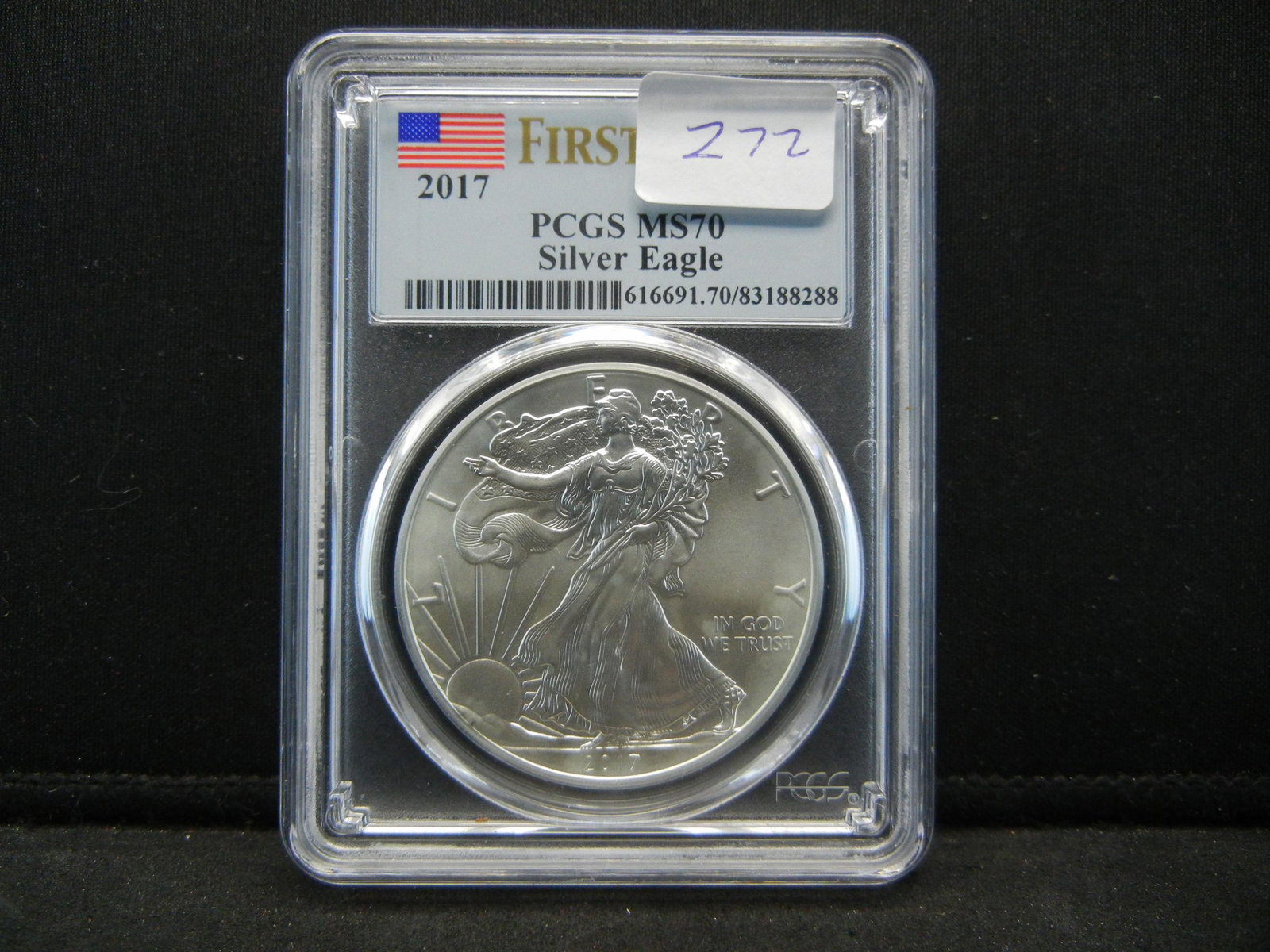 2017 American Silver Eagle PCGS MS70 First Strike (1 of 4)