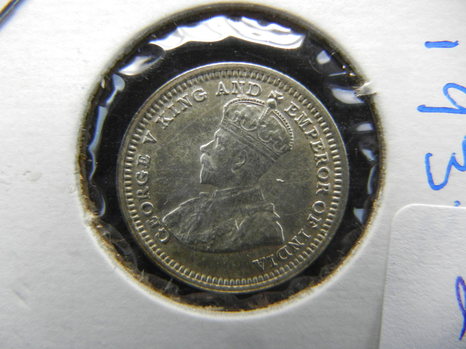 1932 Hong Kong 5 Cents Silver High Grade (1 of 3)