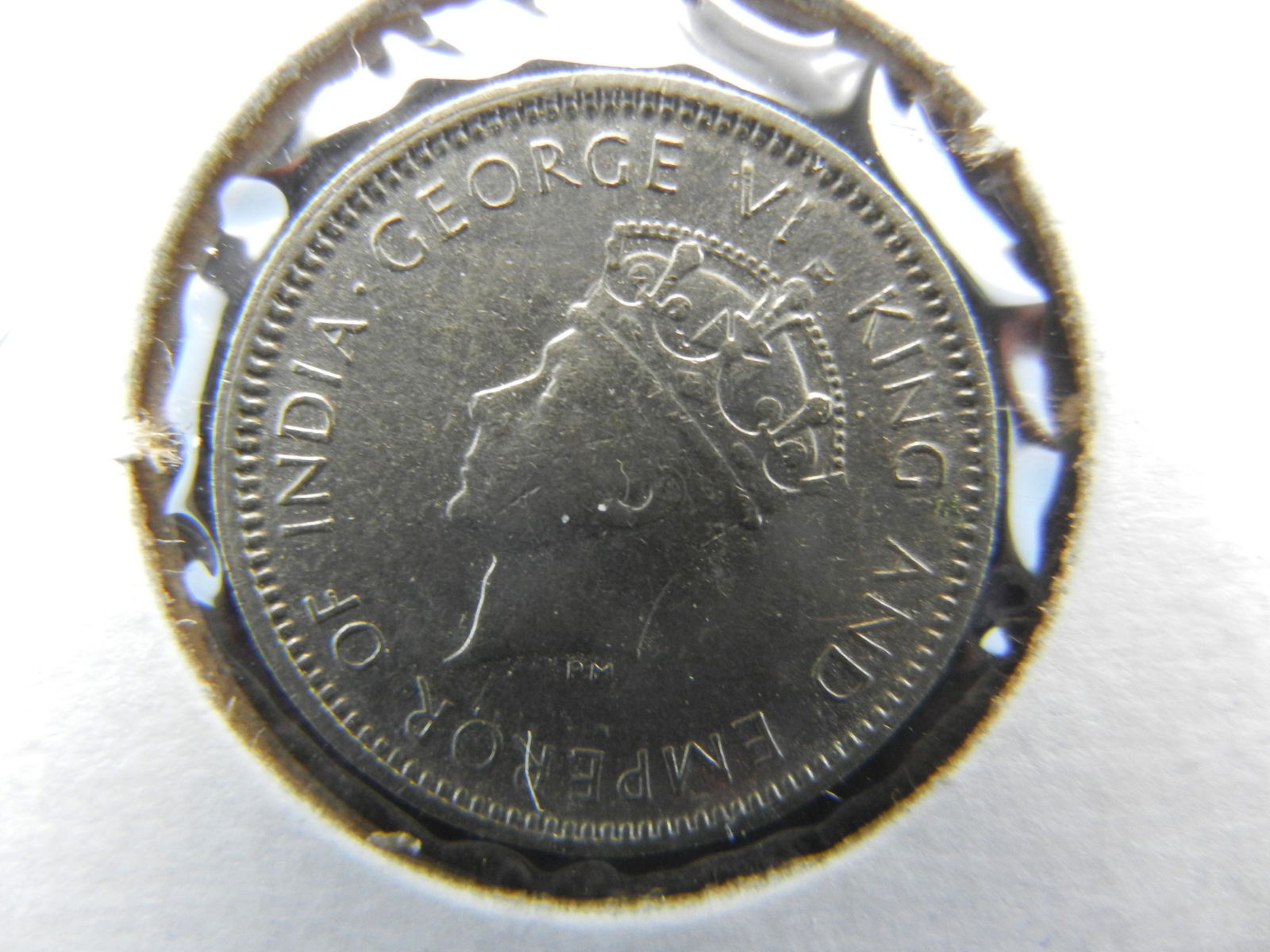 1937 Hong Kong 5 Cents Silver High Grade (1 of 3)