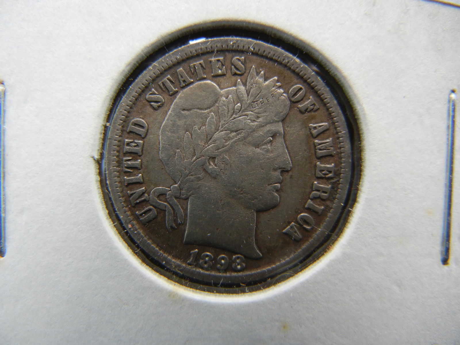 1898 Barber Dime XF Strong Details (1 of 3)