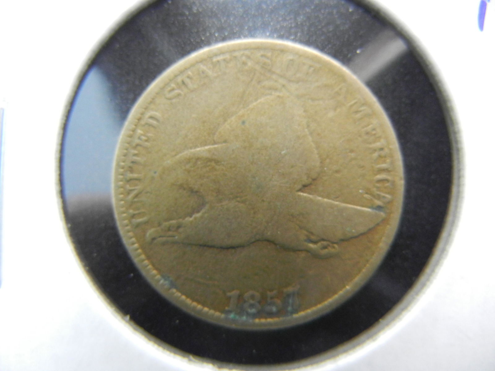 1857 Flying Eagle One Cent . (1 of 3)