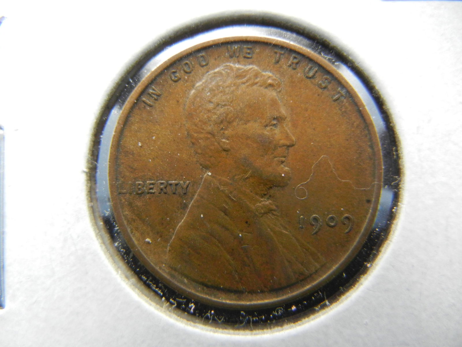 1909 Lincoln One Cent . AU. (1 of 3)