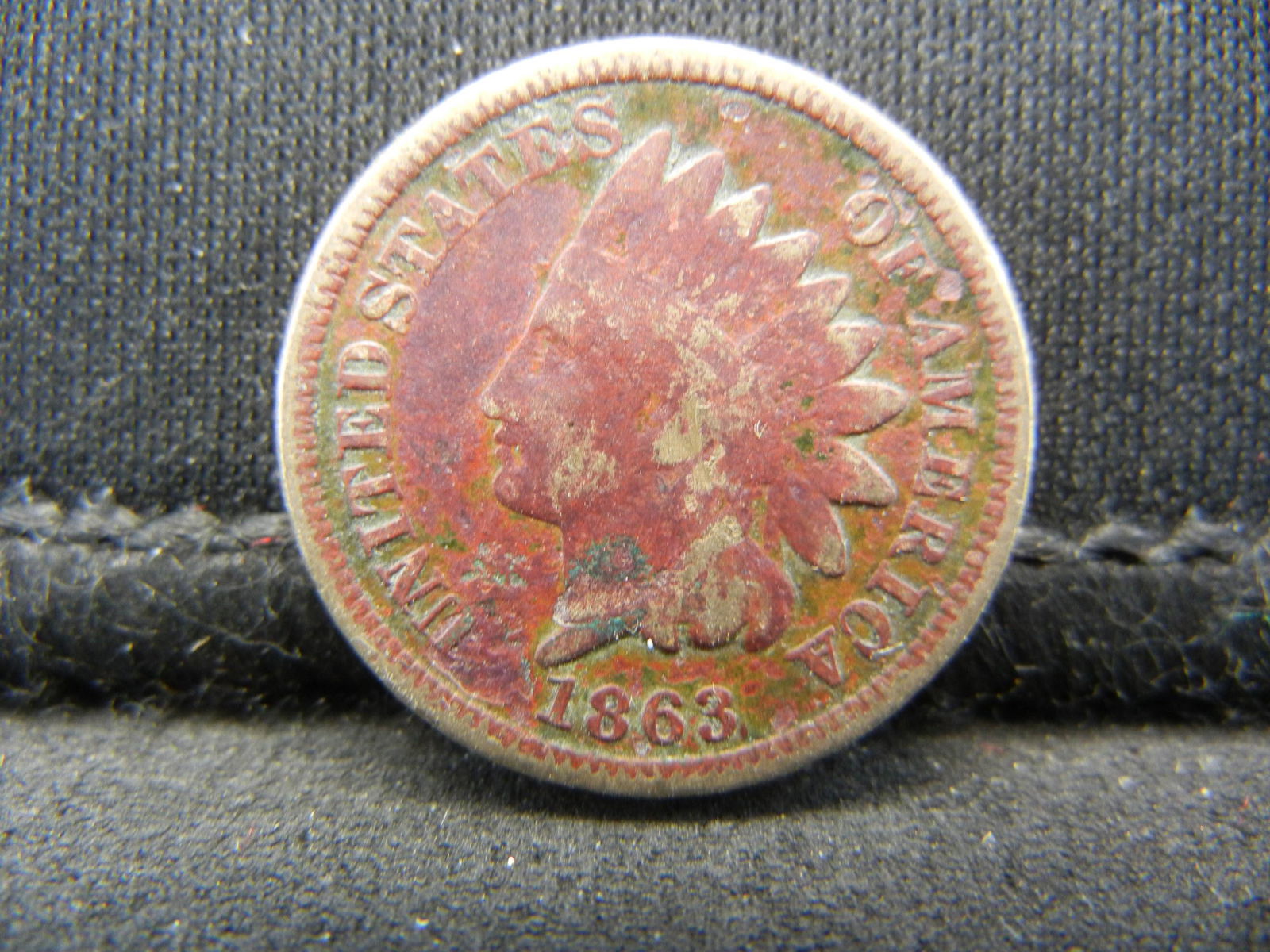 1863 Copper Nickel Indian Head Cent (1 of 2)