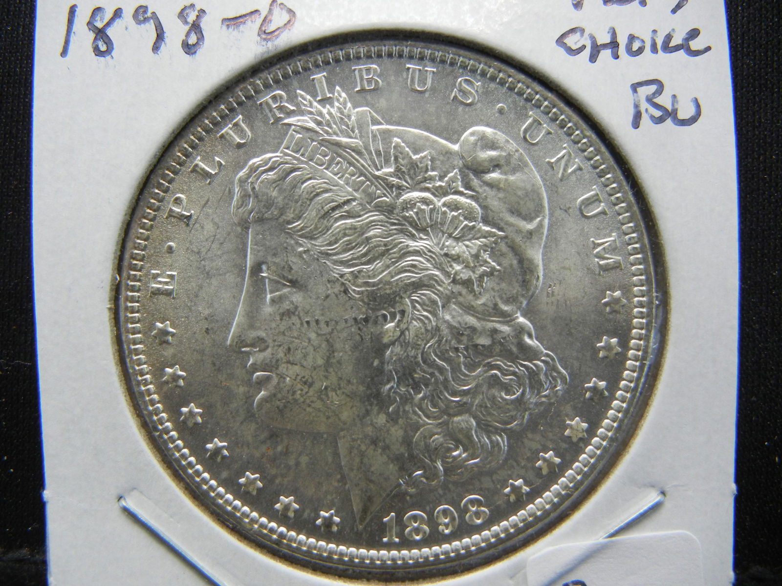 1898-O Morgan Dollar.  Very Choice BU. (1 of 3)