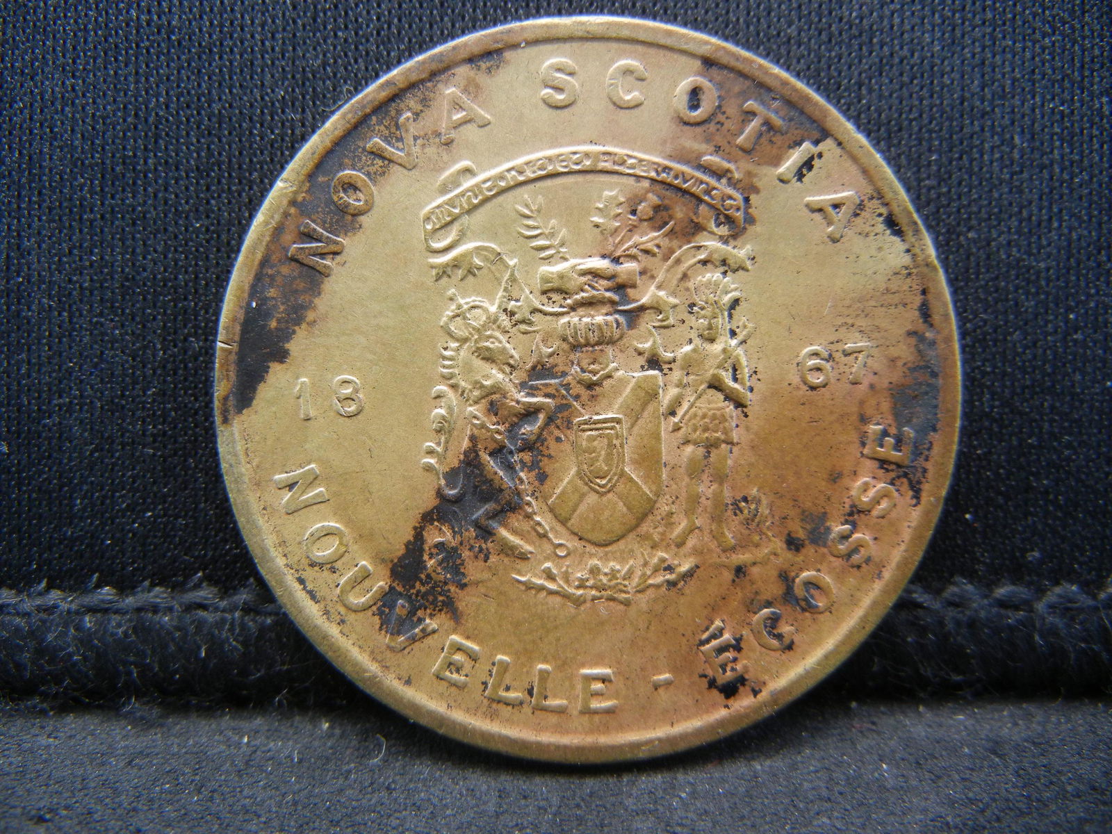 1867 CANADA/NOVA SCOTIA, "MAY FLOWER", 152 YEARS OLD, (1 of 2)