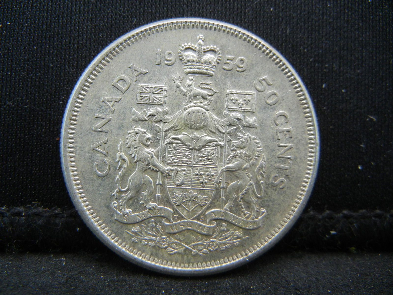 1959 Canadian Half Dollar 80% Silver (1 of 2)