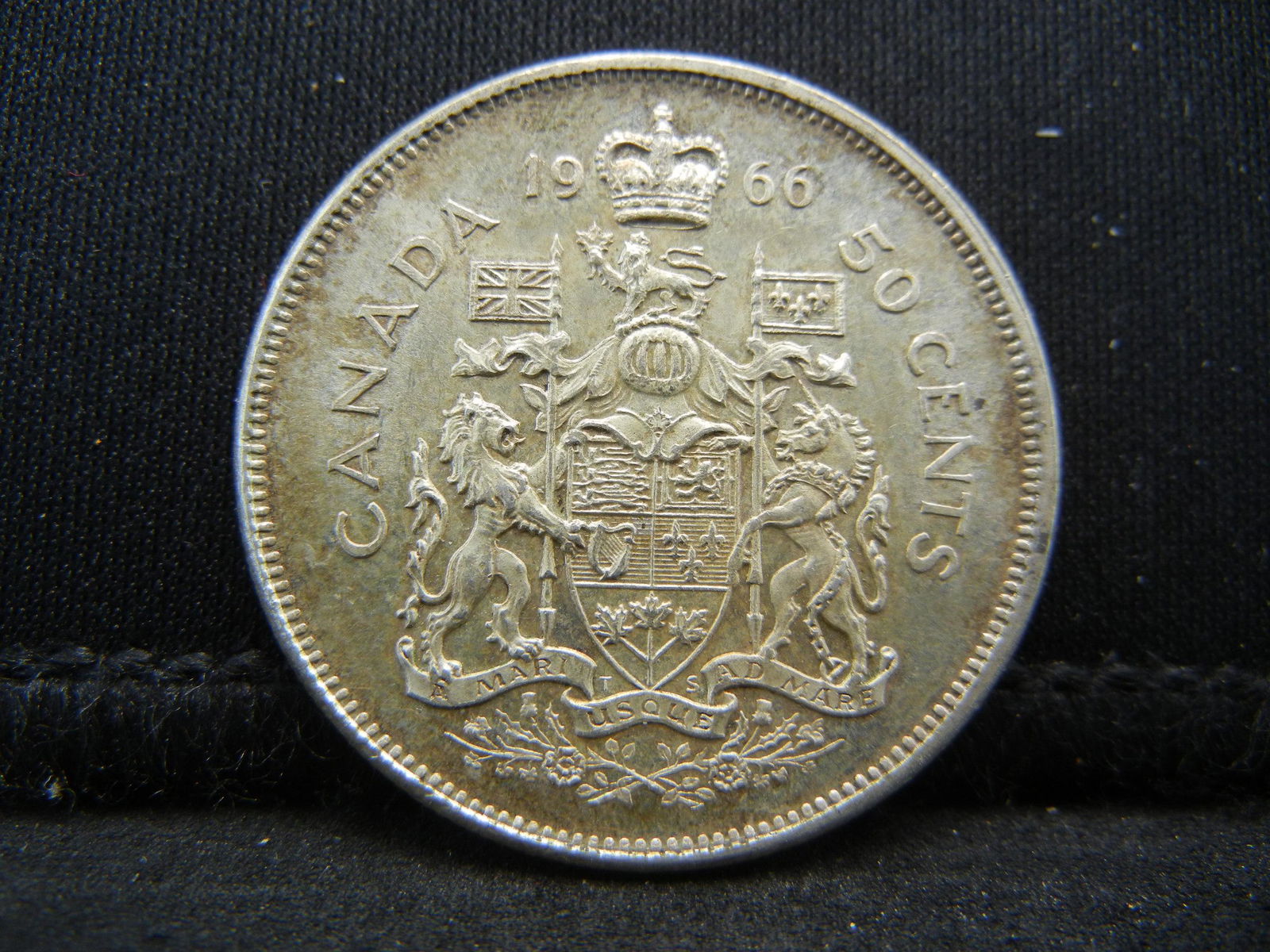 1966 Canadian Half Dollar 80% Silver (1 of 2)