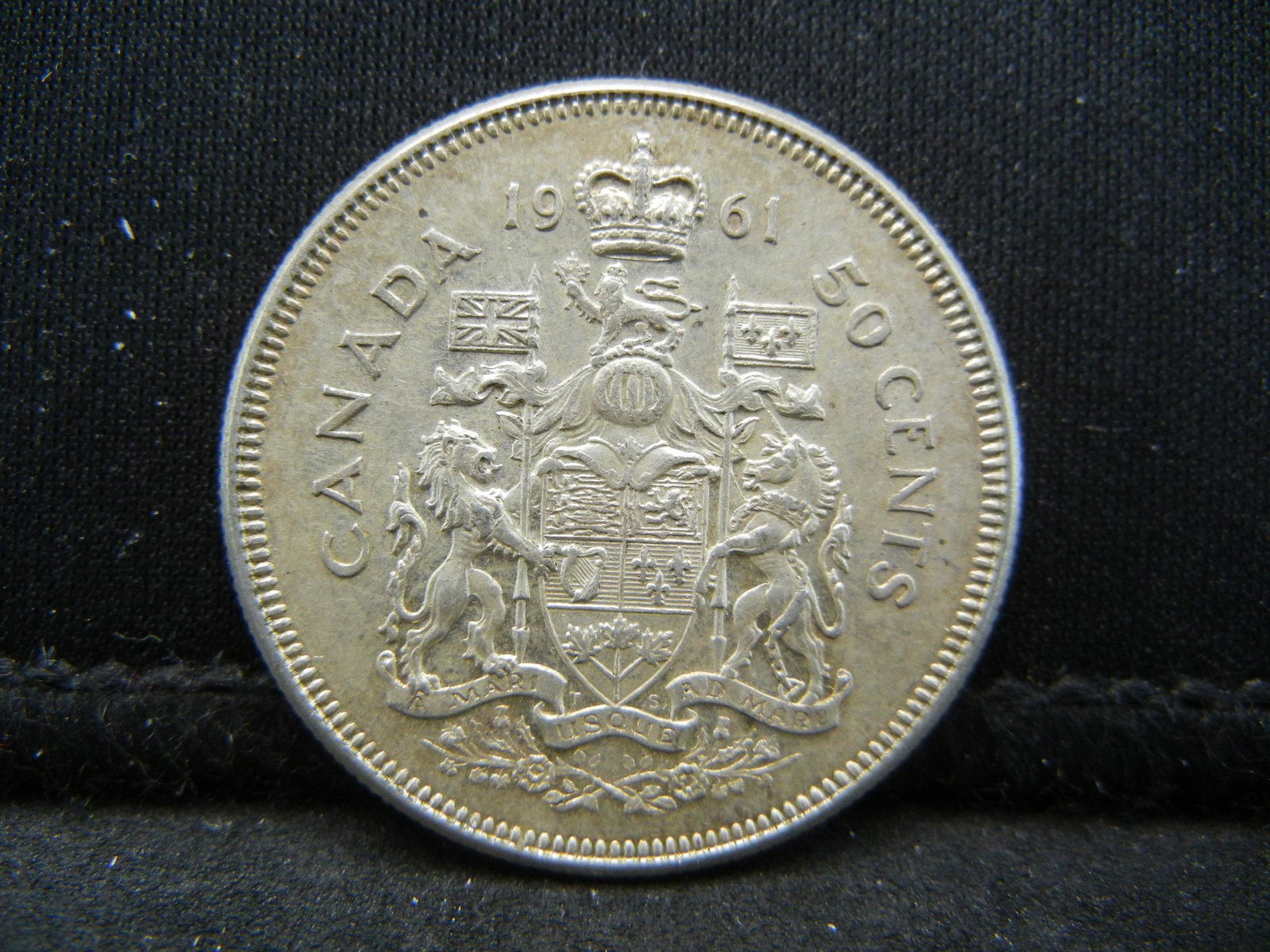 1961 Canadian Half Dollar 80% Silver (1 of 2)