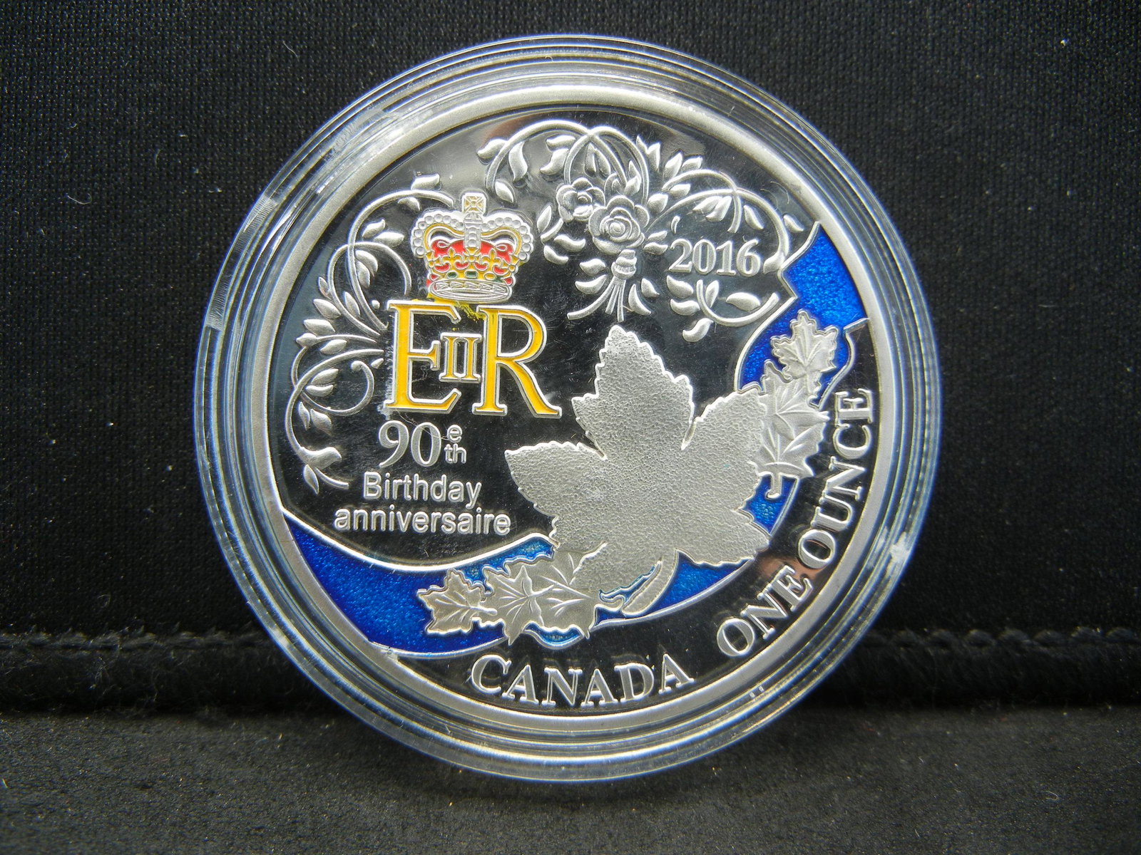 (CANADA QUEENS 90TH BIRTHDAY/1 OUNCE), PROOF, (1 of 2)
