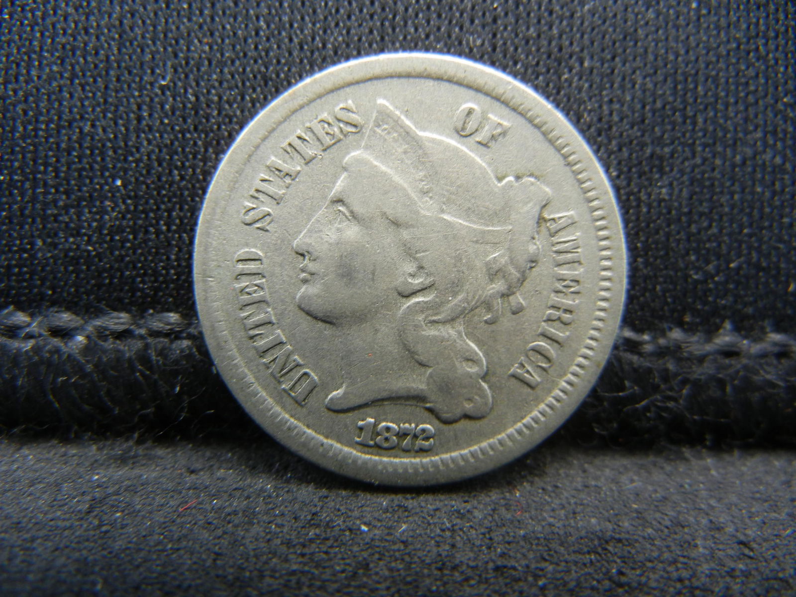 1872 Three cent Nickel Nice Type Coin (1 of 2)